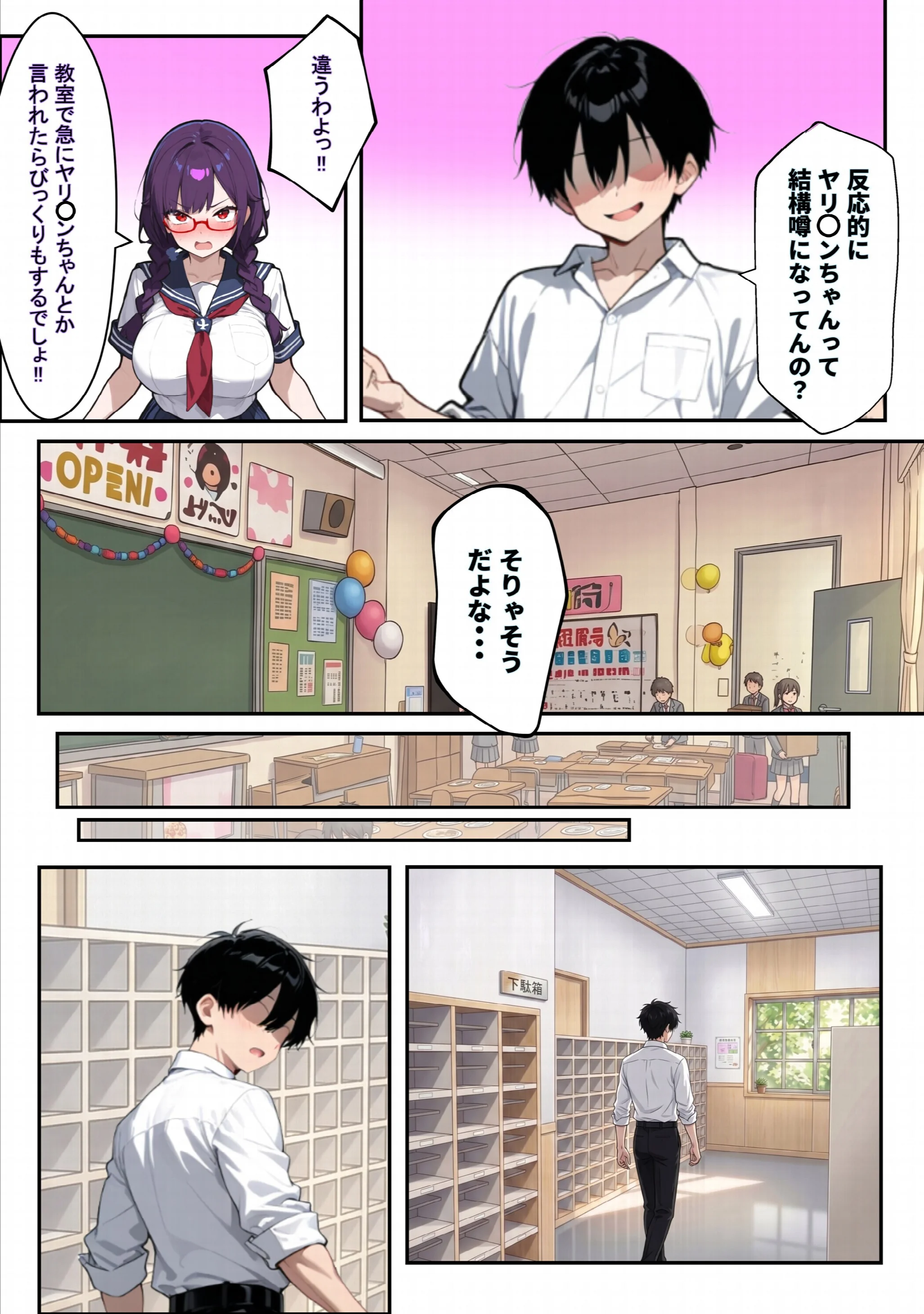他校で噂のヤリ〇ンちゃんが寝取りに来たので、仕方な〜くマ〇コを貸してもらった件ページ10