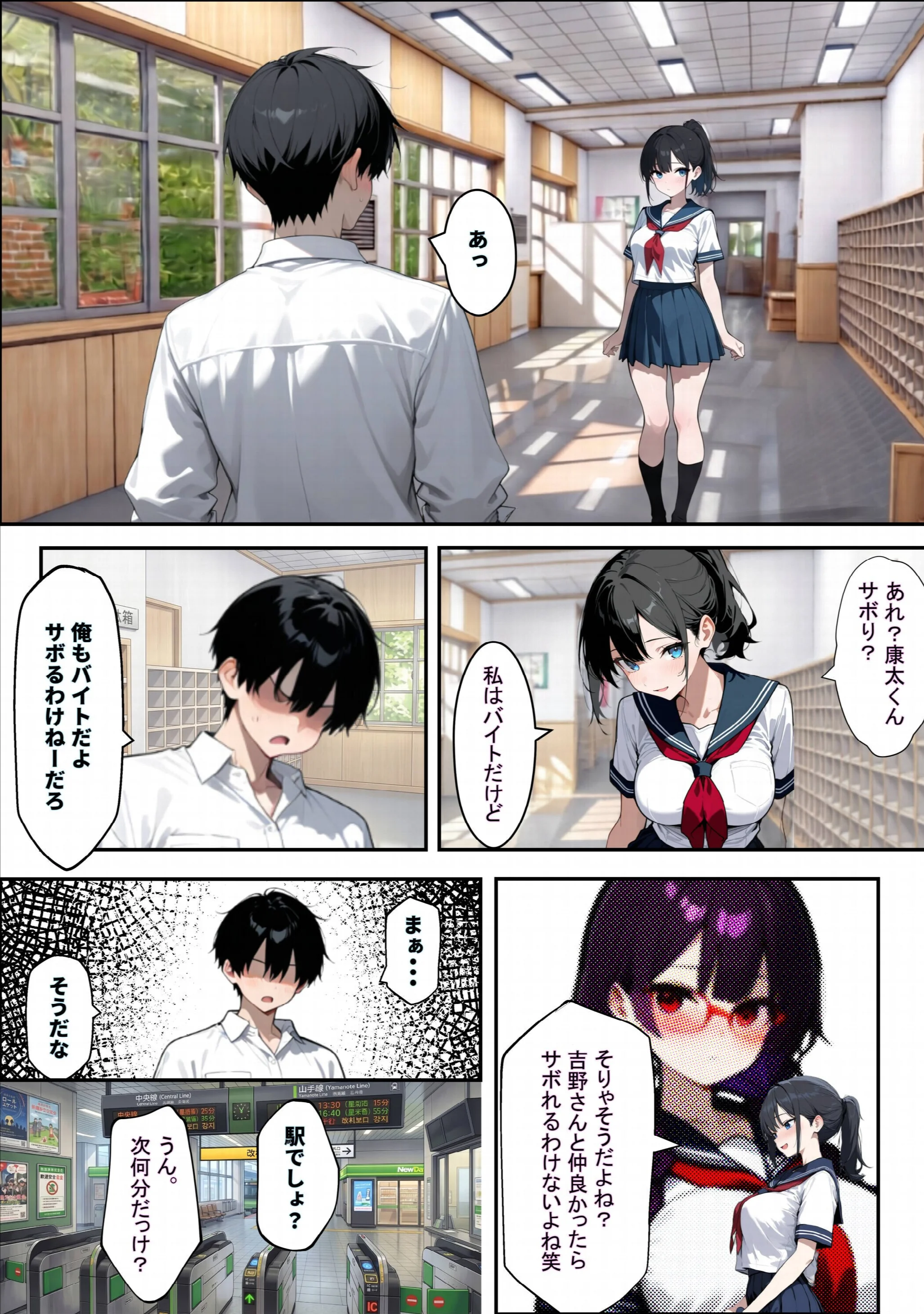 他校で噂のヤリ〇ンちゃんが寝取りに来たので、仕方な〜くマ〇コを貸してもらった件ページ11