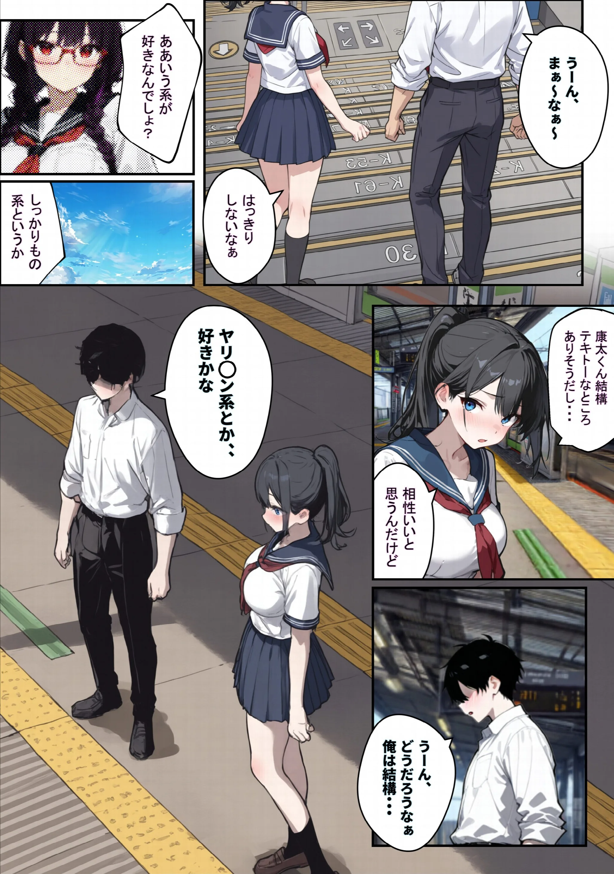 他校で噂のヤリ〇ンちゃんが寝取りに来たので、仕方な〜くマ〇コを貸してもらった件ページ13