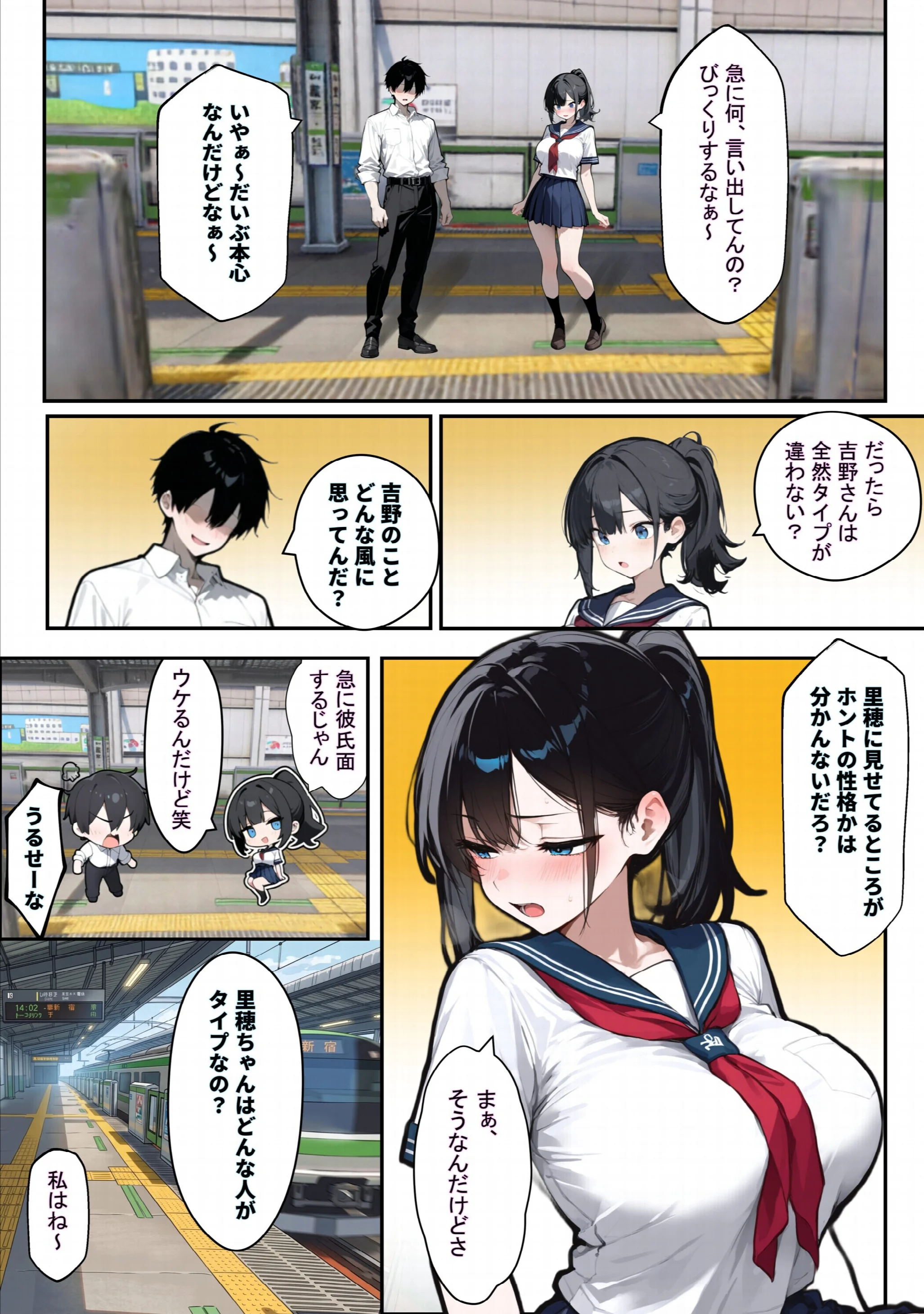 他校で噂のヤリ〇ンちゃんが寝取りに来たので、仕方な〜くマ〇コを貸してもらった件ページ14