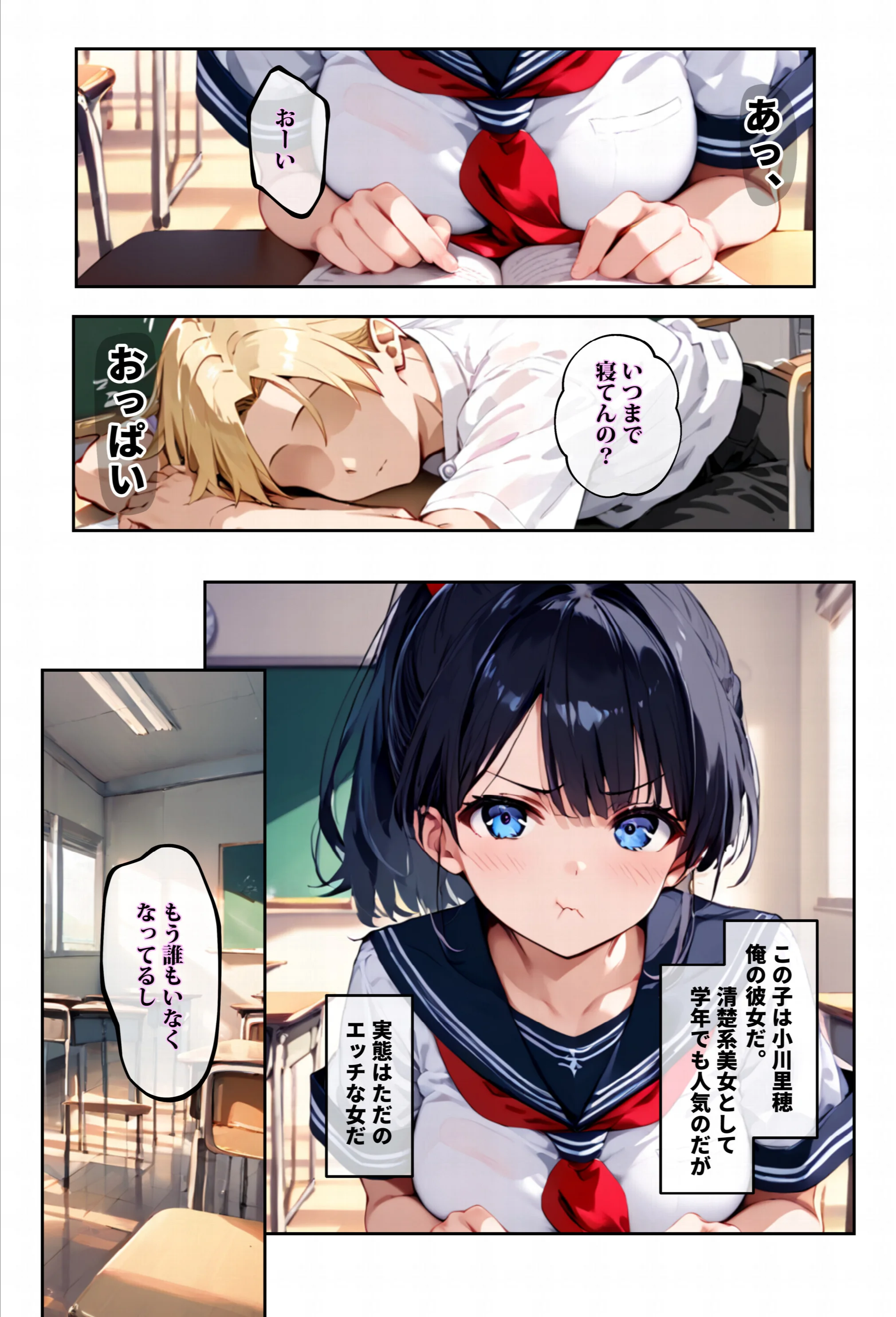 「3秒だけ好きにシていい」と言ったデカパイ委員長の寝取られマ〇コを貸してもらった件ページ5