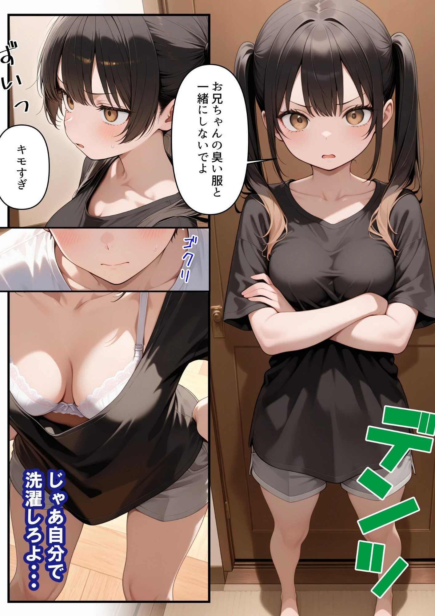 めちゃくちゃ生意気な現役学生アイドルの妹パンツでシコってたら…ページ2