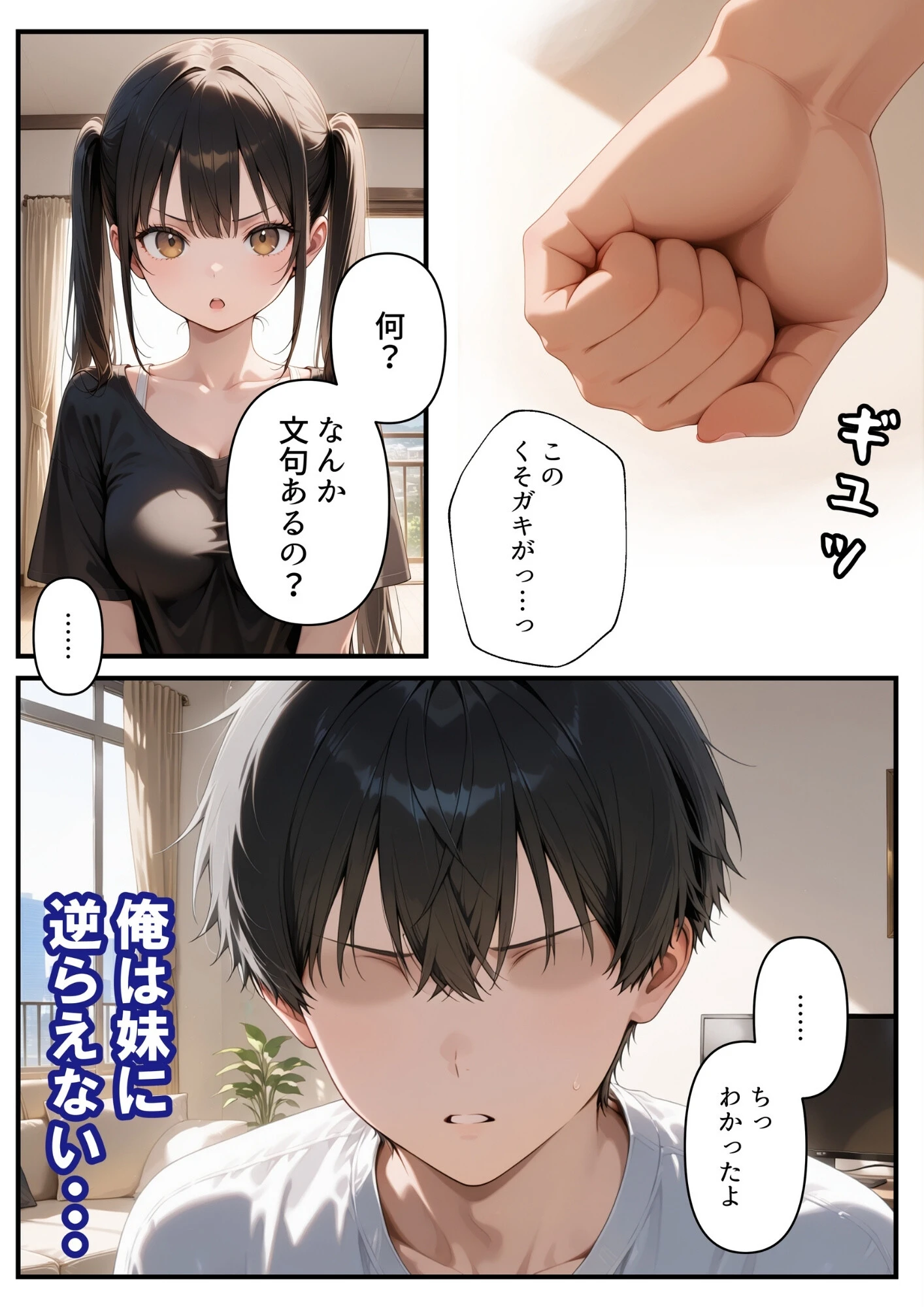 めちゃくちゃ生意気な現役学生アイドルの妹パンツでシコってたら…ページ8