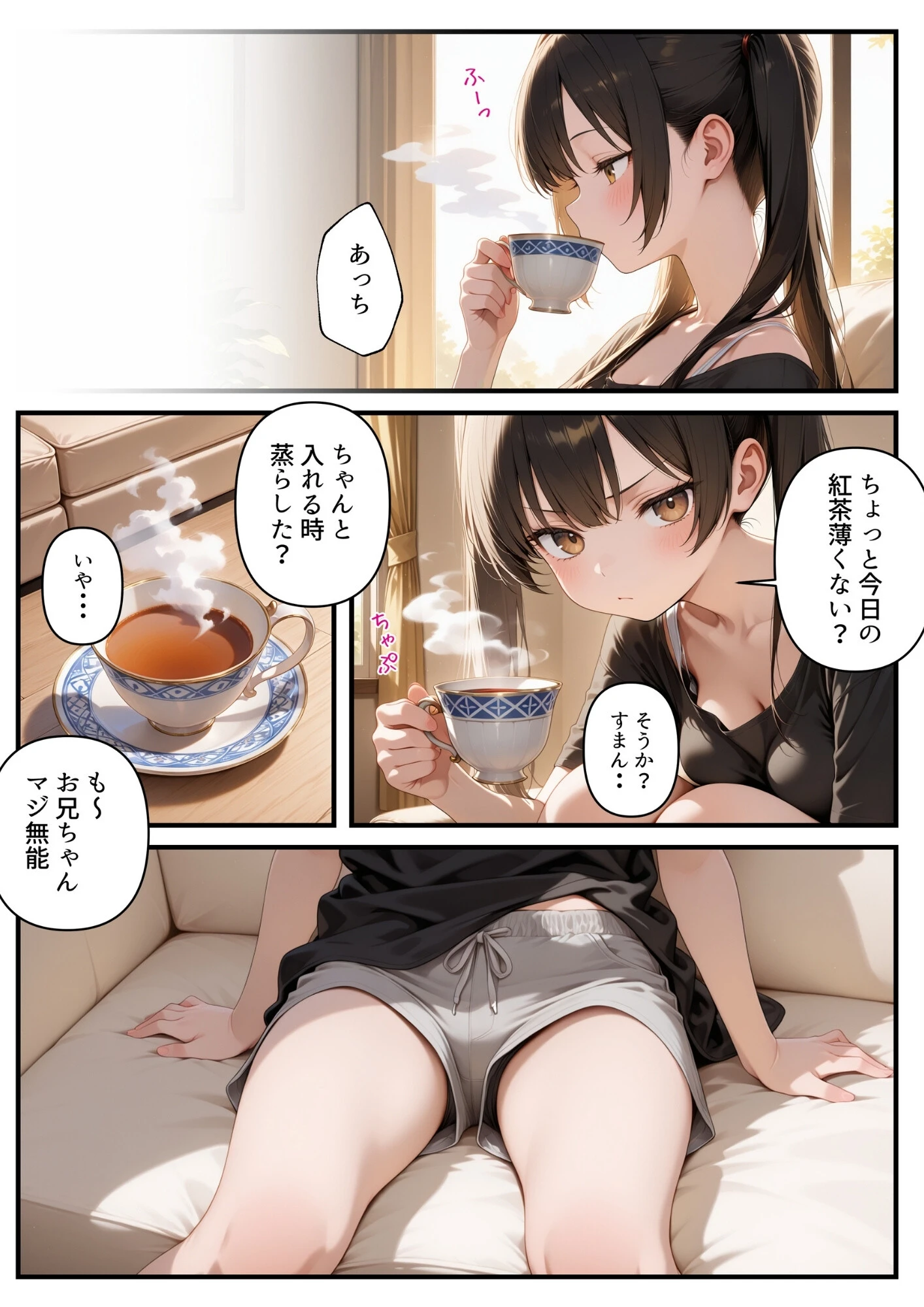 めちゃくちゃ生意気な現役学生アイドルの妹パンツでシコってたら…ページ10