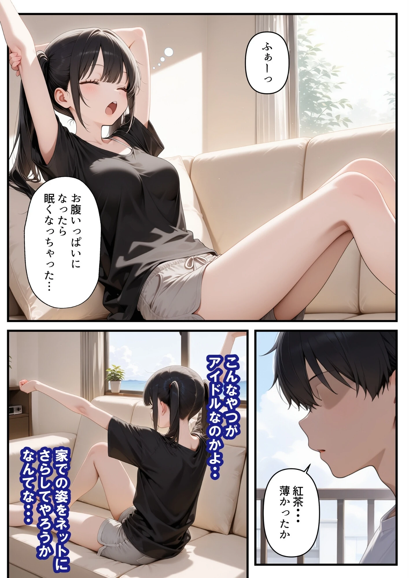 めちゃくちゃ生意気な現役学生アイドルの妹パンツでシコってたら…ページ12