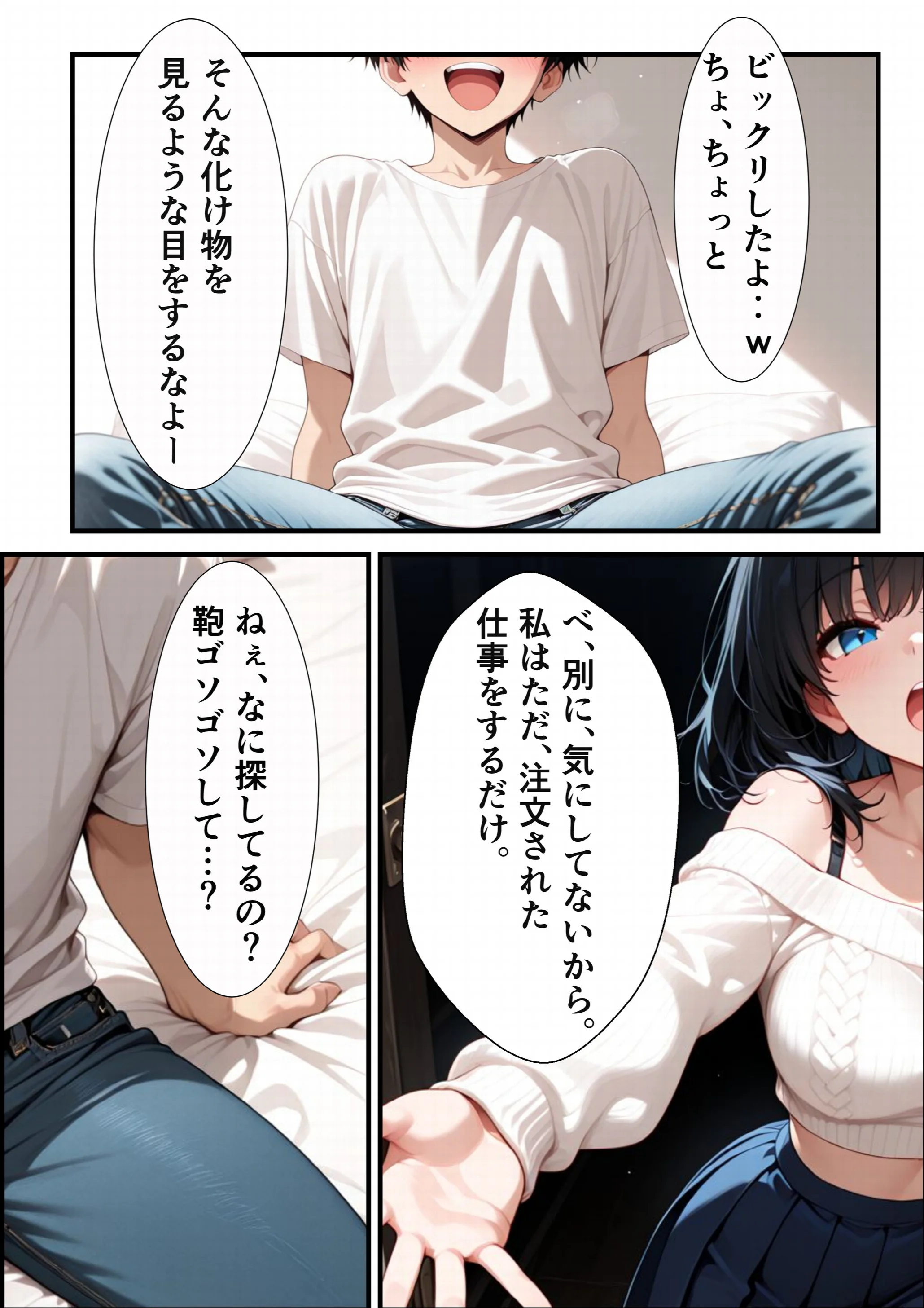 潔癖デリヘル嬢〜縄で拘束された僕が生ハメしてメス堕ちさせる話ページ5