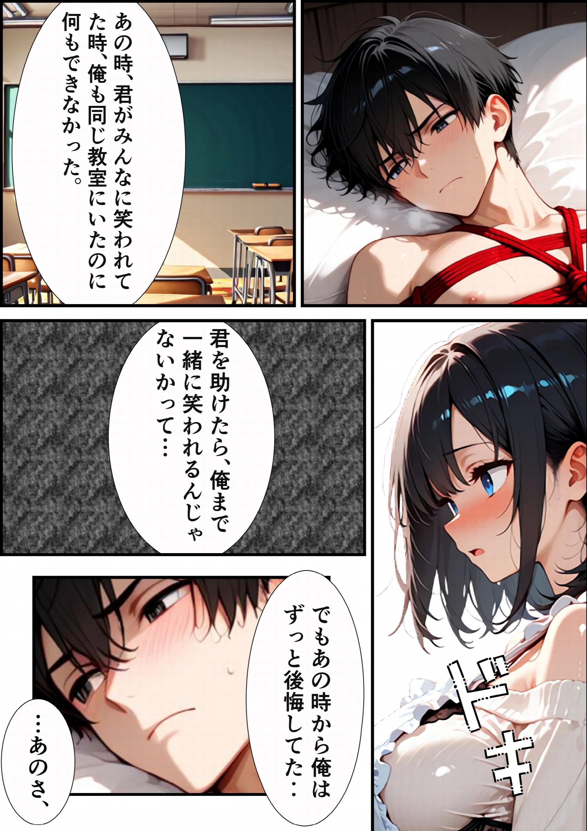 潔癖デリヘル嬢〜縄で拘束された僕が生ハメしてメス堕ちさせる話ページ13
