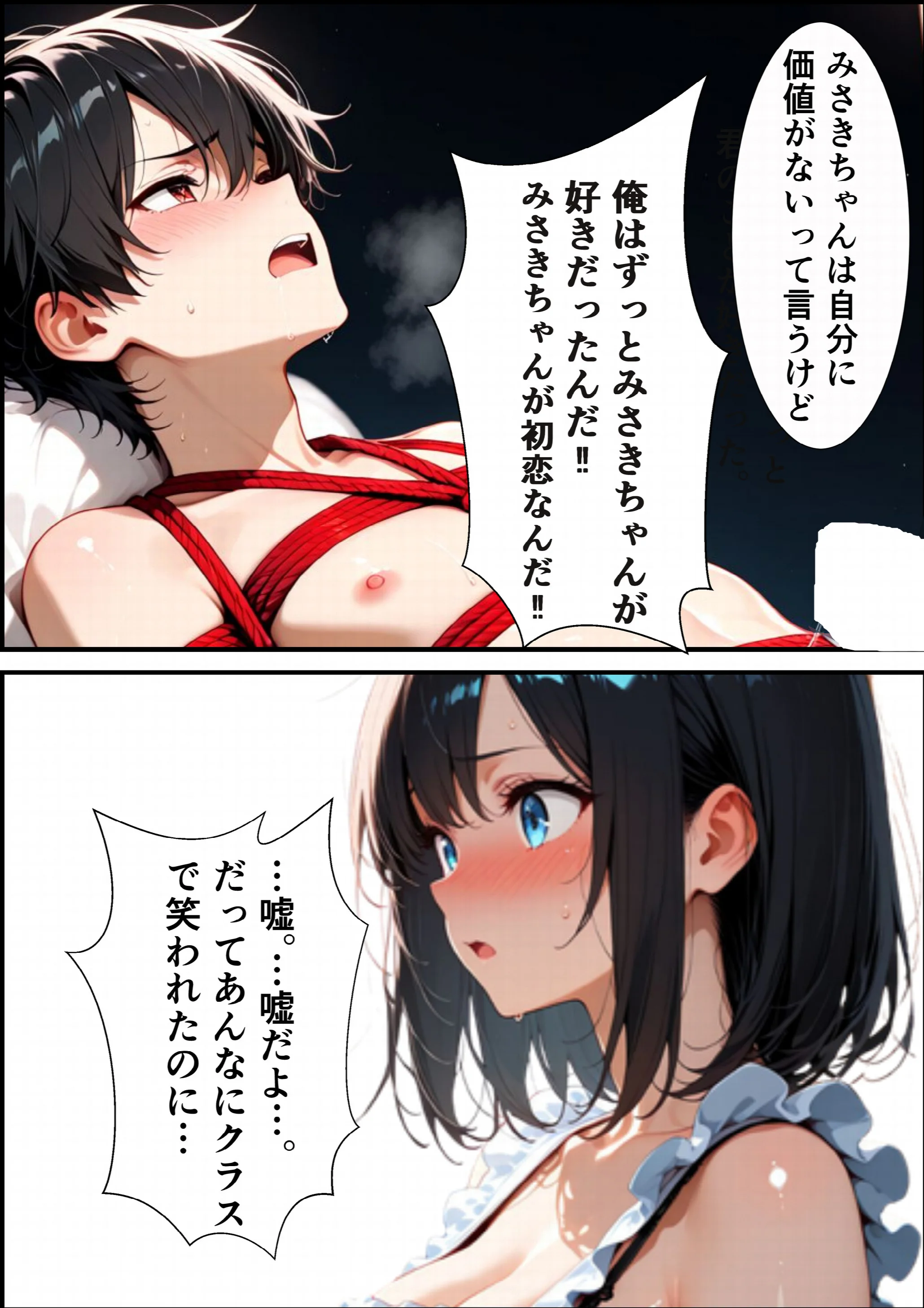 潔癖デリヘル嬢〜縄で拘束された僕が生ハメしてメス堕ちさせる話ページ14