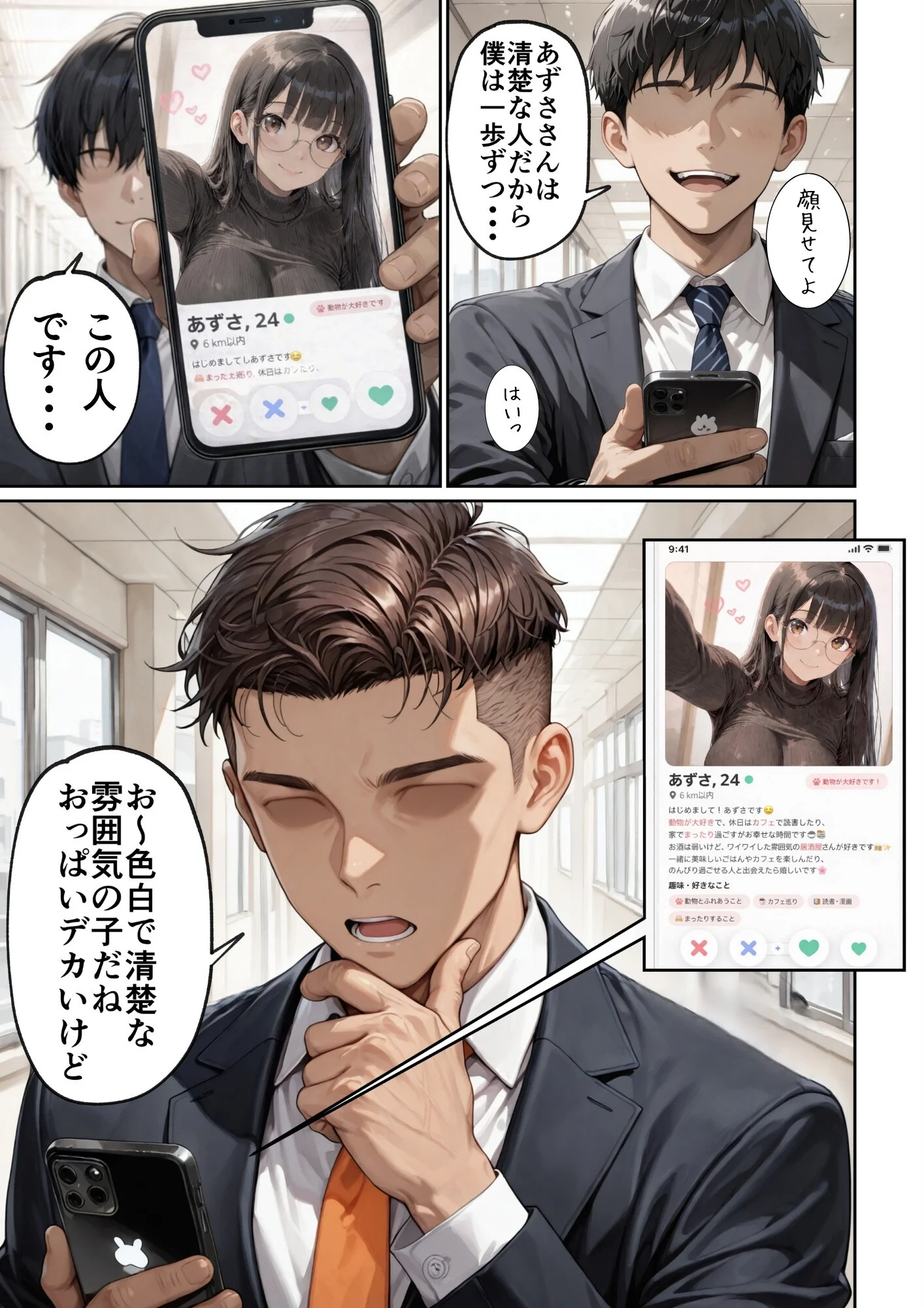 マチアプで紳士ムーブからの健全解放した清楚巨乳(24)がなぜか今ヤリ〇ン上司の部屋にいるらしいページ10