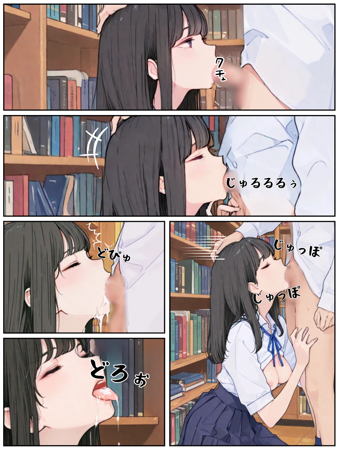 おとなしい図書委員と二人きりになったらなんでもしてくれた（1）（単話）ページ2