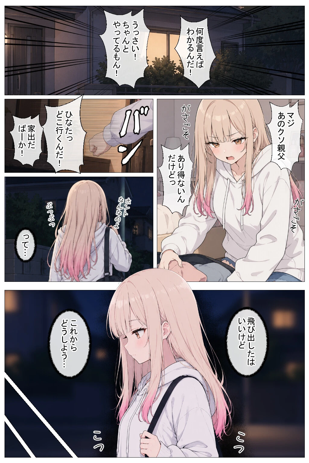 幼馴染の家出ギャルがうちに来たので甘々同棲して毎日種付けセックス(1)(単話)ページ3