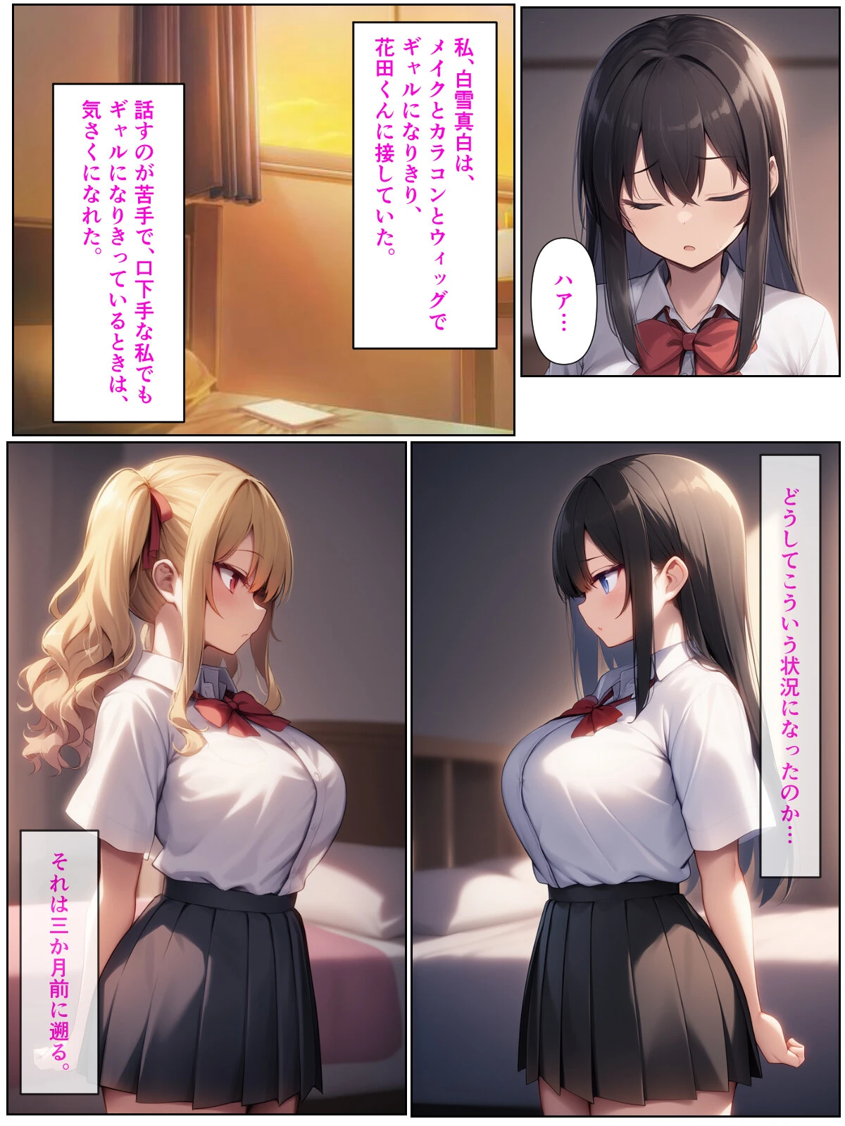 優等生の金髪ツインテの巨乳ギャルさんとラブラブエッチする話（2）（単話）ページ3