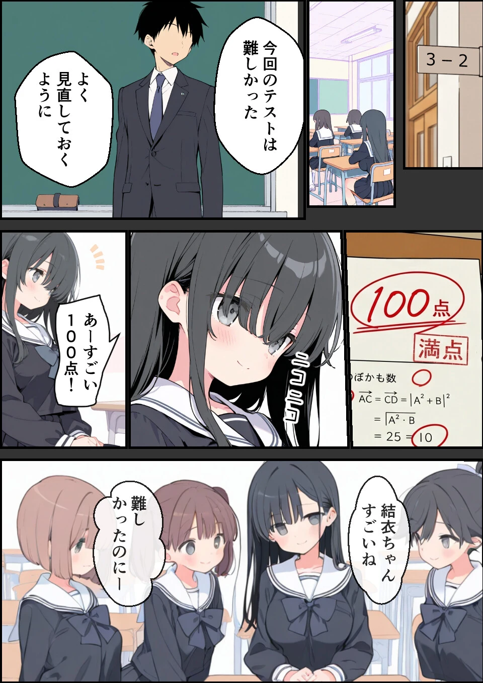 父親のいない地味な娘とオジサン家庭教師(4)(単話)ページ2