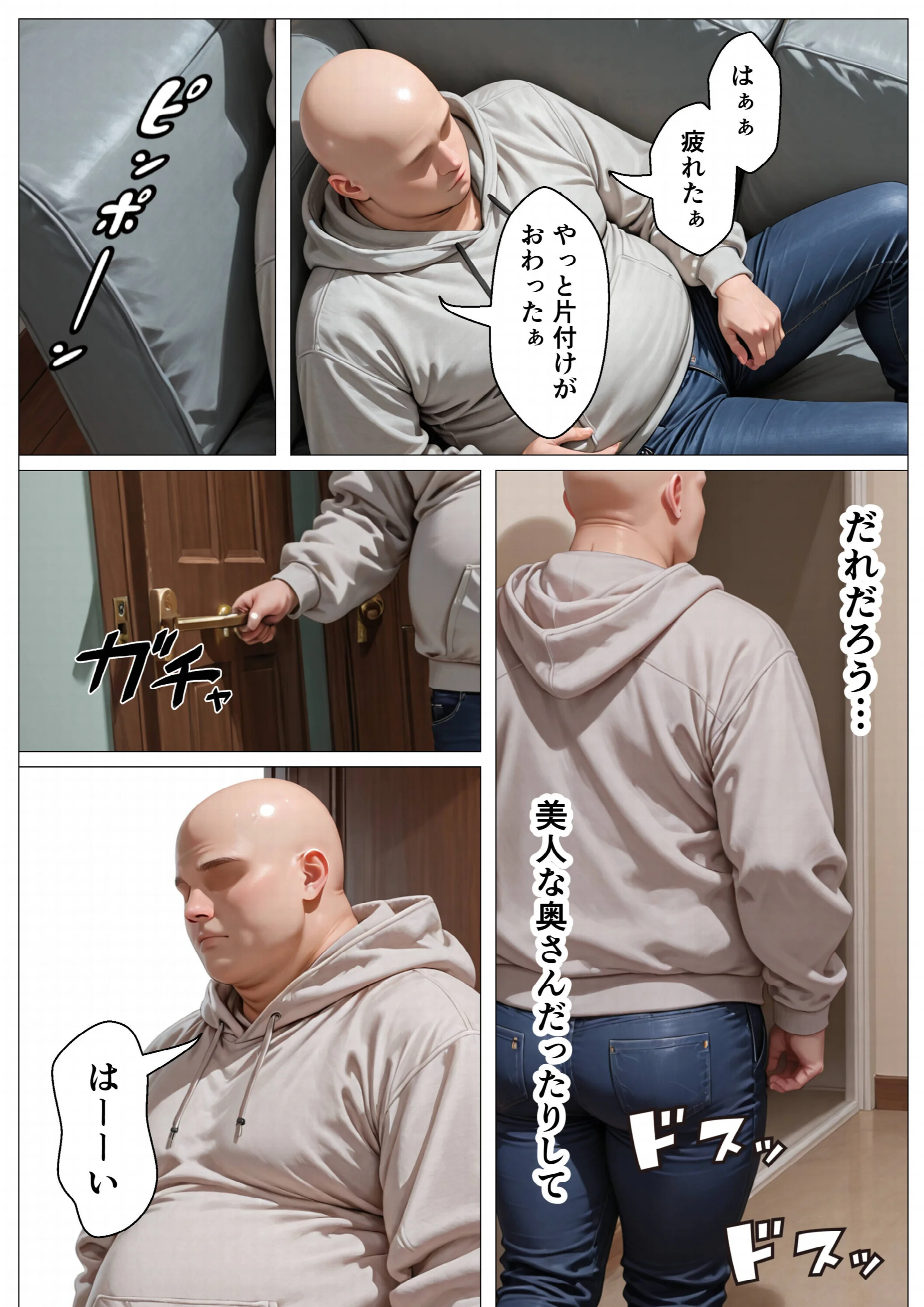 俺のアパートはチンポの長さで序列が決まる世界（1）（単話）ページ2