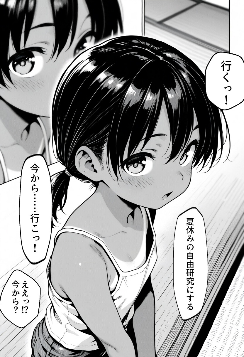 姪っ子と夏休み〜七海ちゃん禁断の自由研究〜ページ8