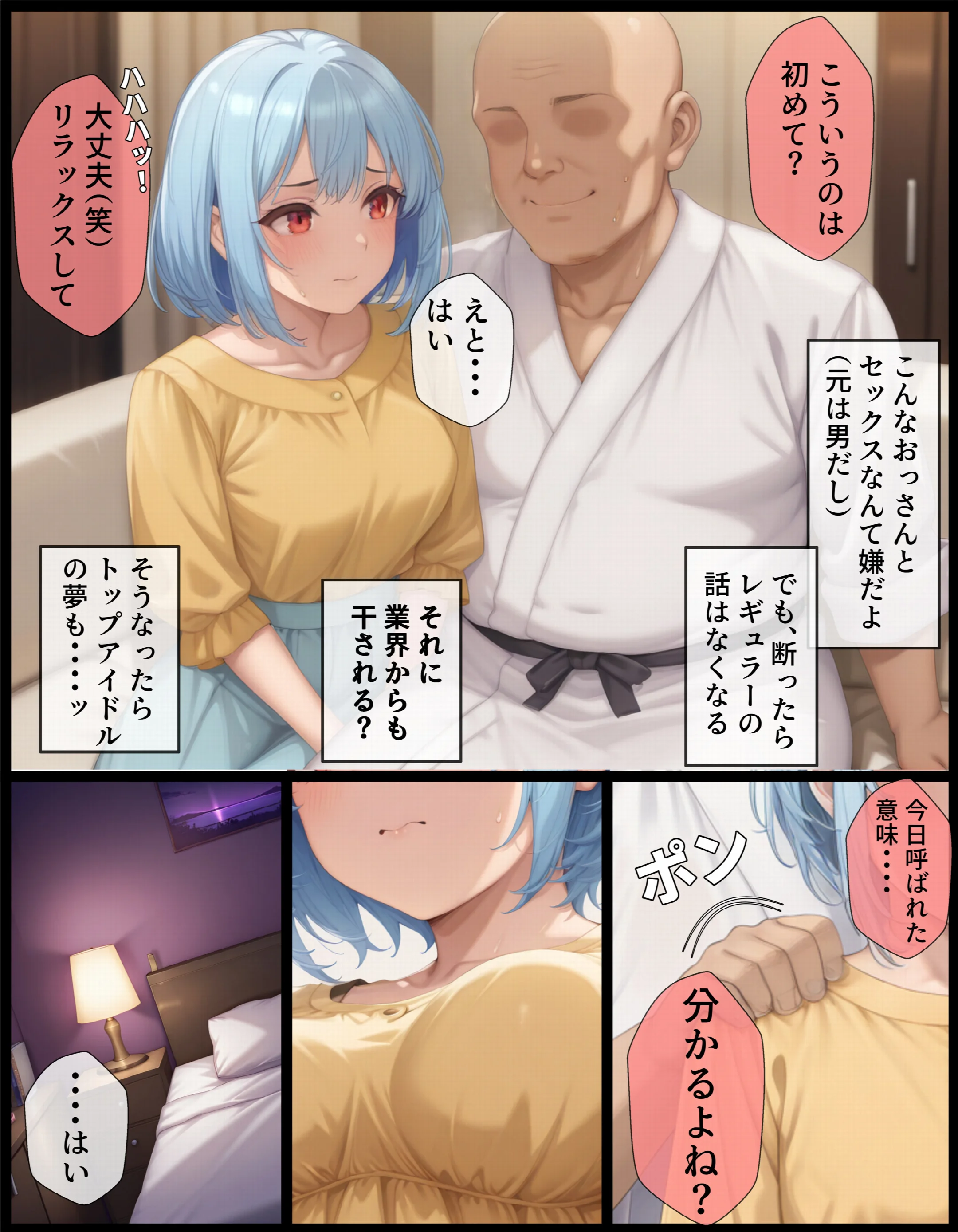 TSしてシたいこと〜トップアイドルになりたくて枕営業で快楽堕ちする話〜ページ7
