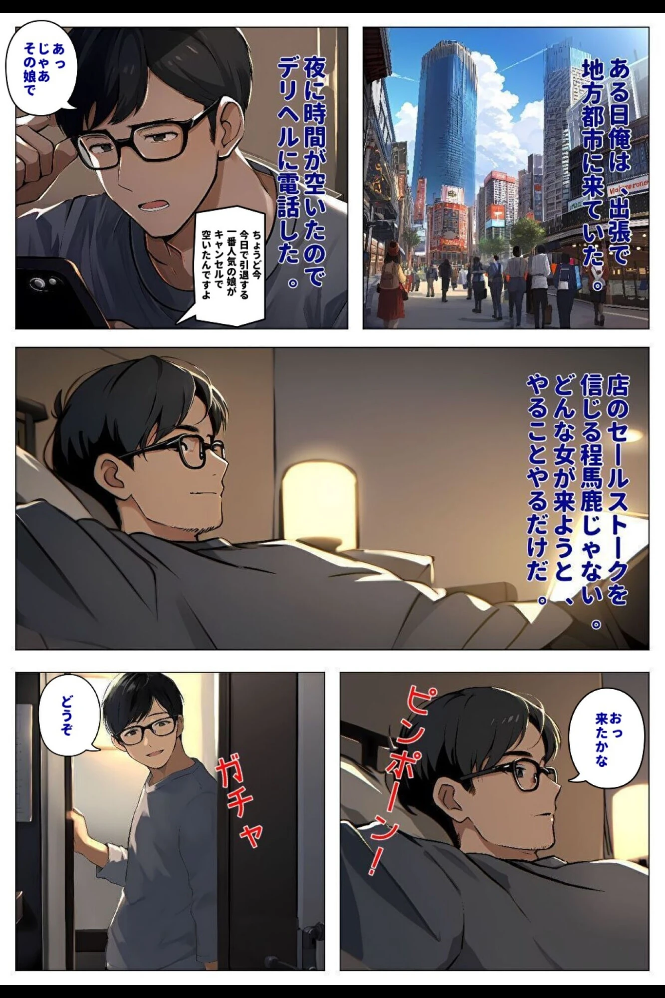 間男の提案に乗って不倫現場を目撃したら、最愛の妻が土下座してセックスのお願いをした。後編ルート2「2年後の再会編」ページ6