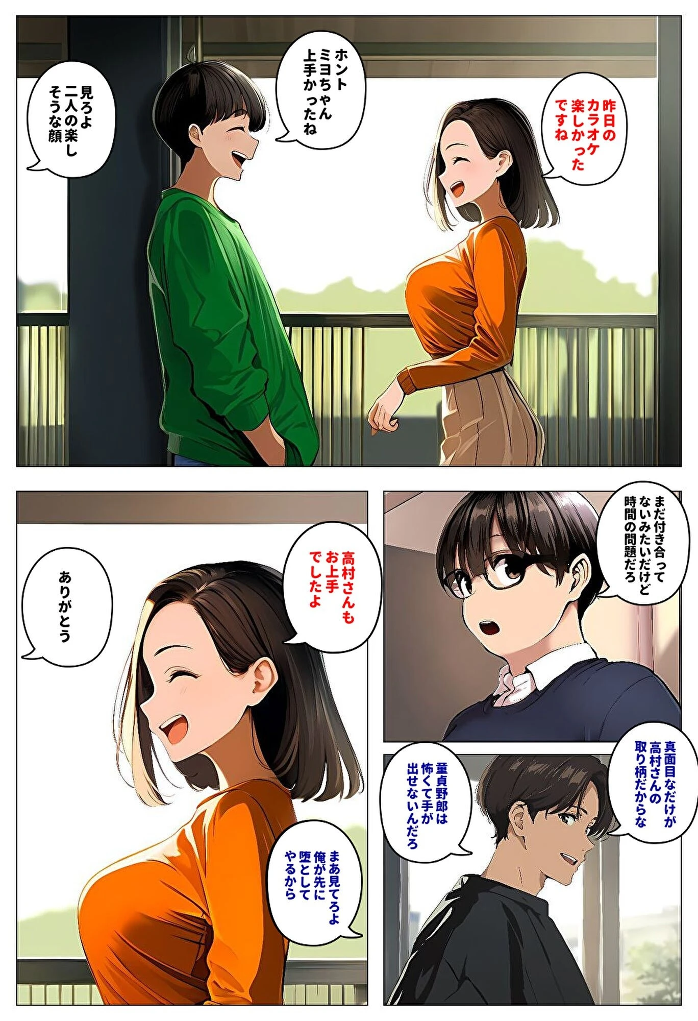 間男の提案に乗って不倫現場を目撃したら、最愛の妻が土下座してセックスのお願いをした。 エピソードゼロ＋後編ルート1寝取られビデオレター編の後日談ページ4