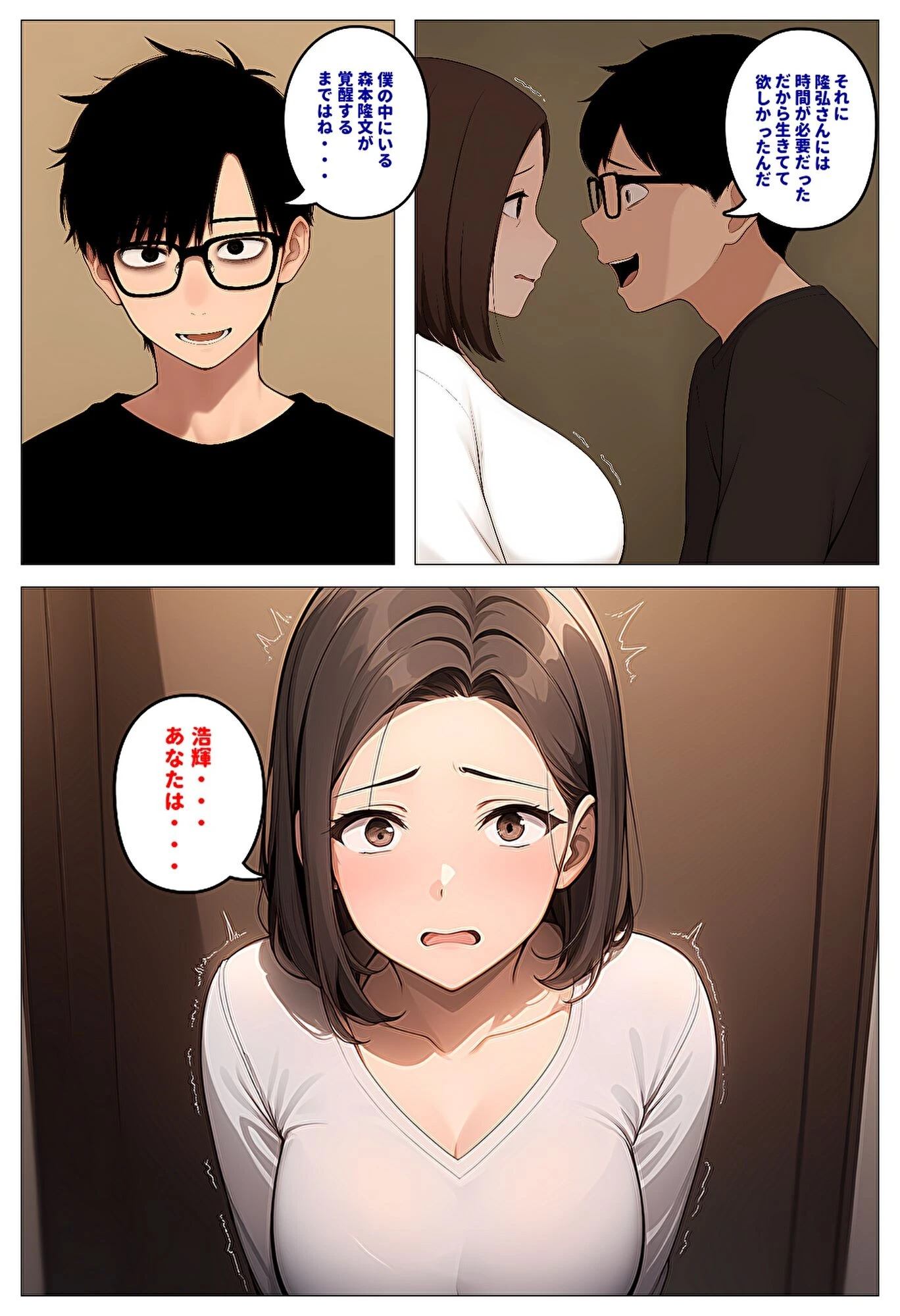 間男の提案に乗って不倫現場を目撃したら、最愛の妻が土下座してセックスのお願いをした。後編ルート1「寝取られビデオレター編」後日談の後日談ページ7