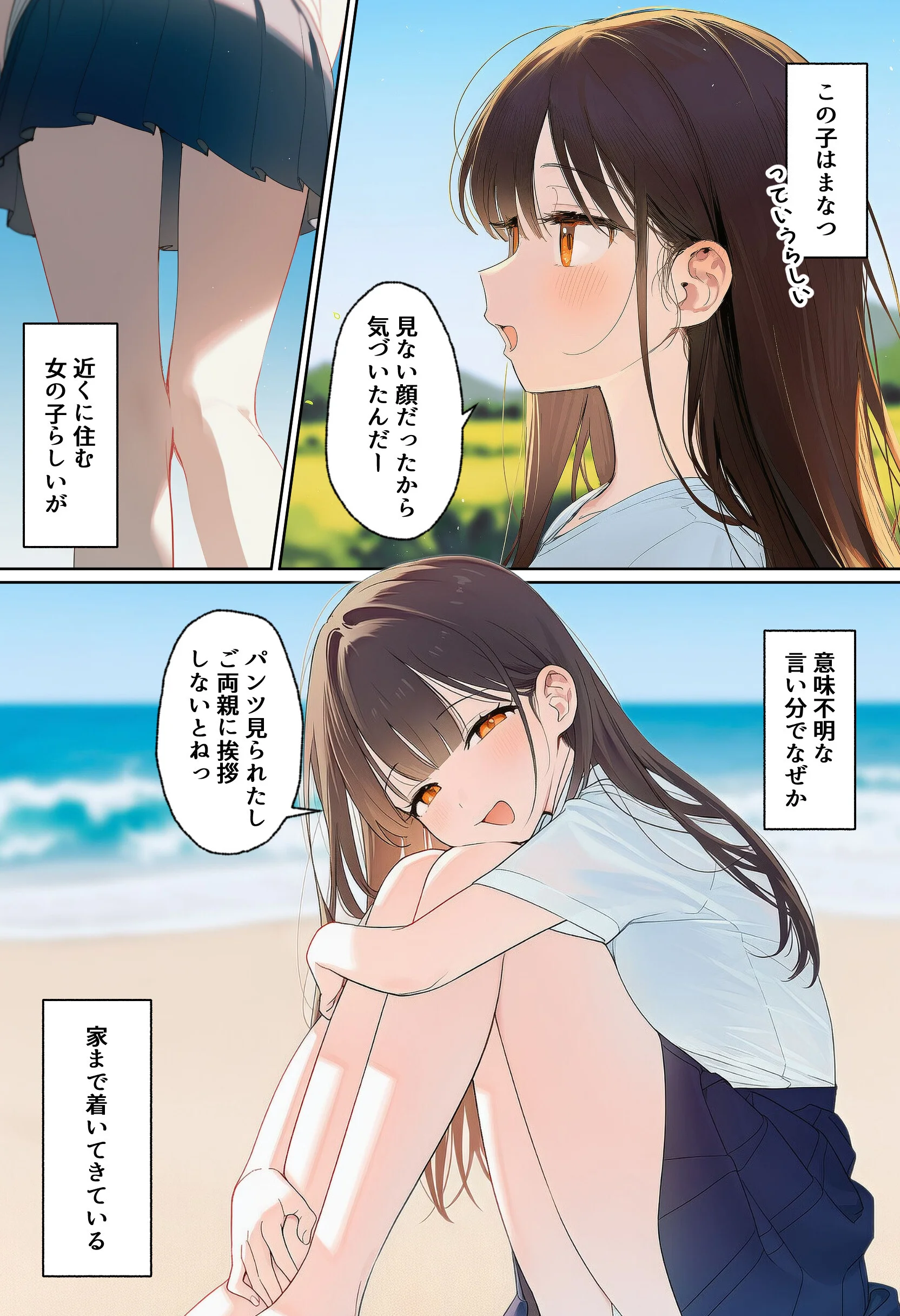 田舎で出会った美少女と気づけば中出しエッチしちゃってた話ページ4