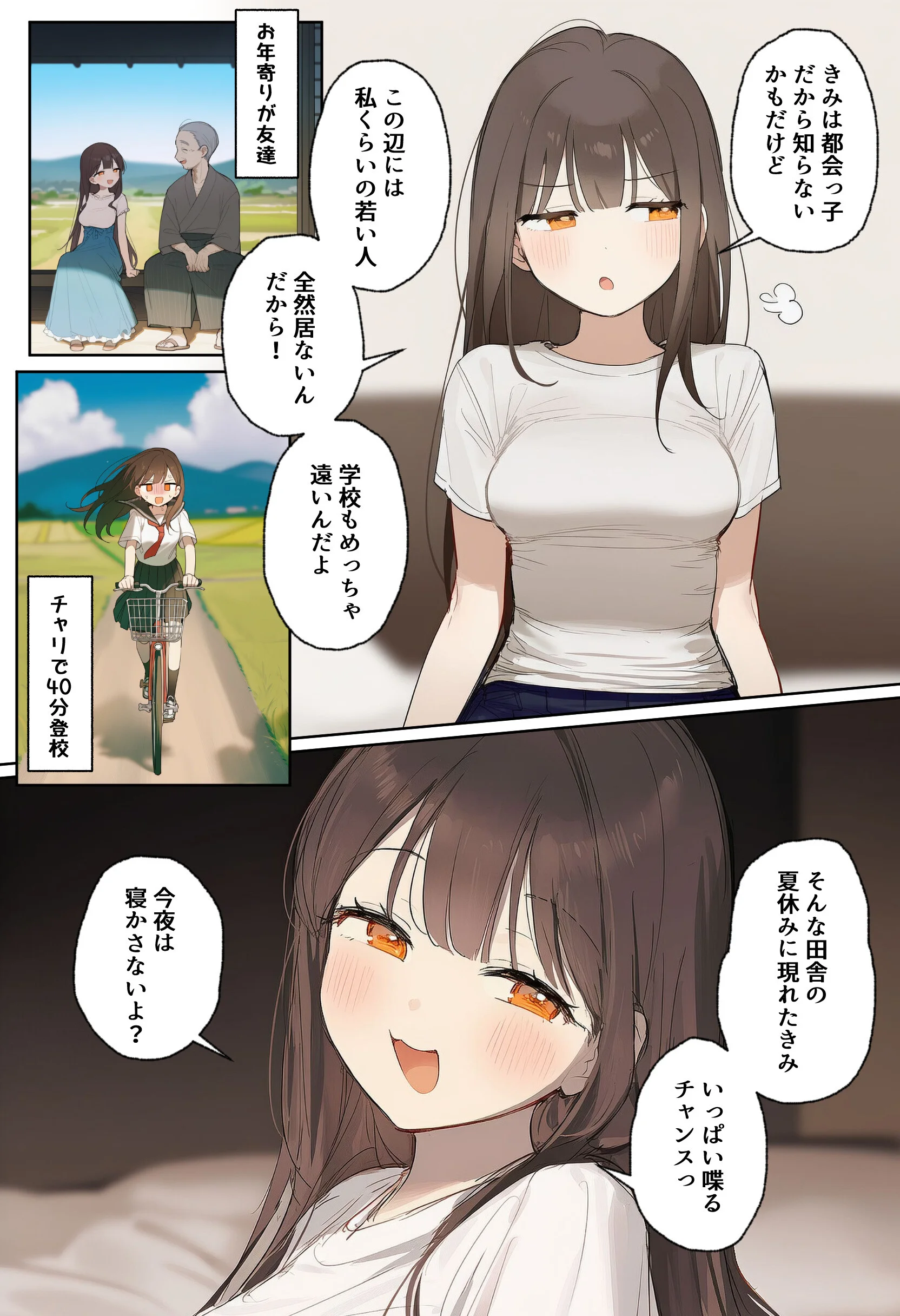 田舎で出会った美少女と気づけば中出しエッチしちゃってた話ページ7