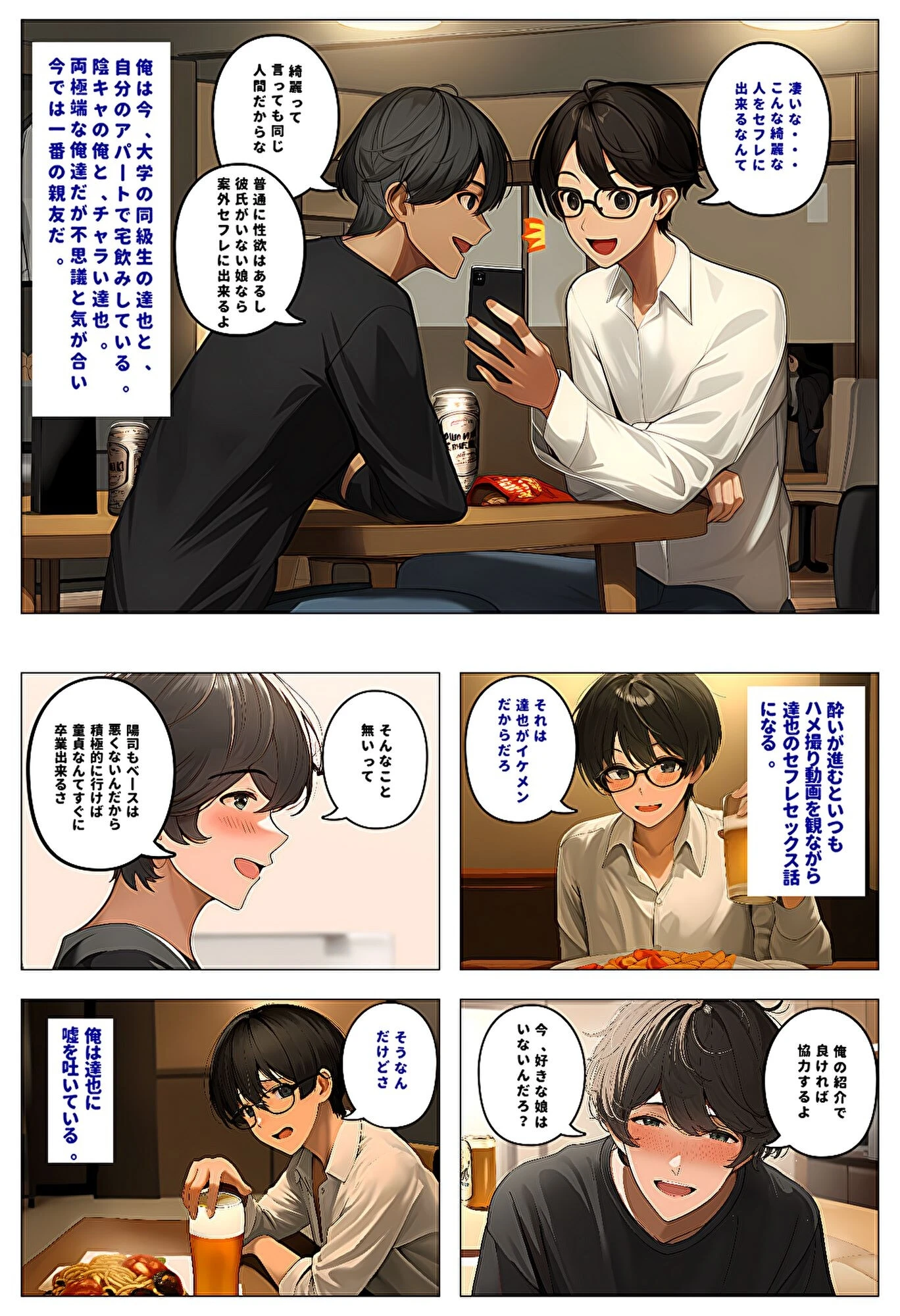 親友のセフレセックス動画に、片想い中の清楚系彼女が出てきた件ページ6
