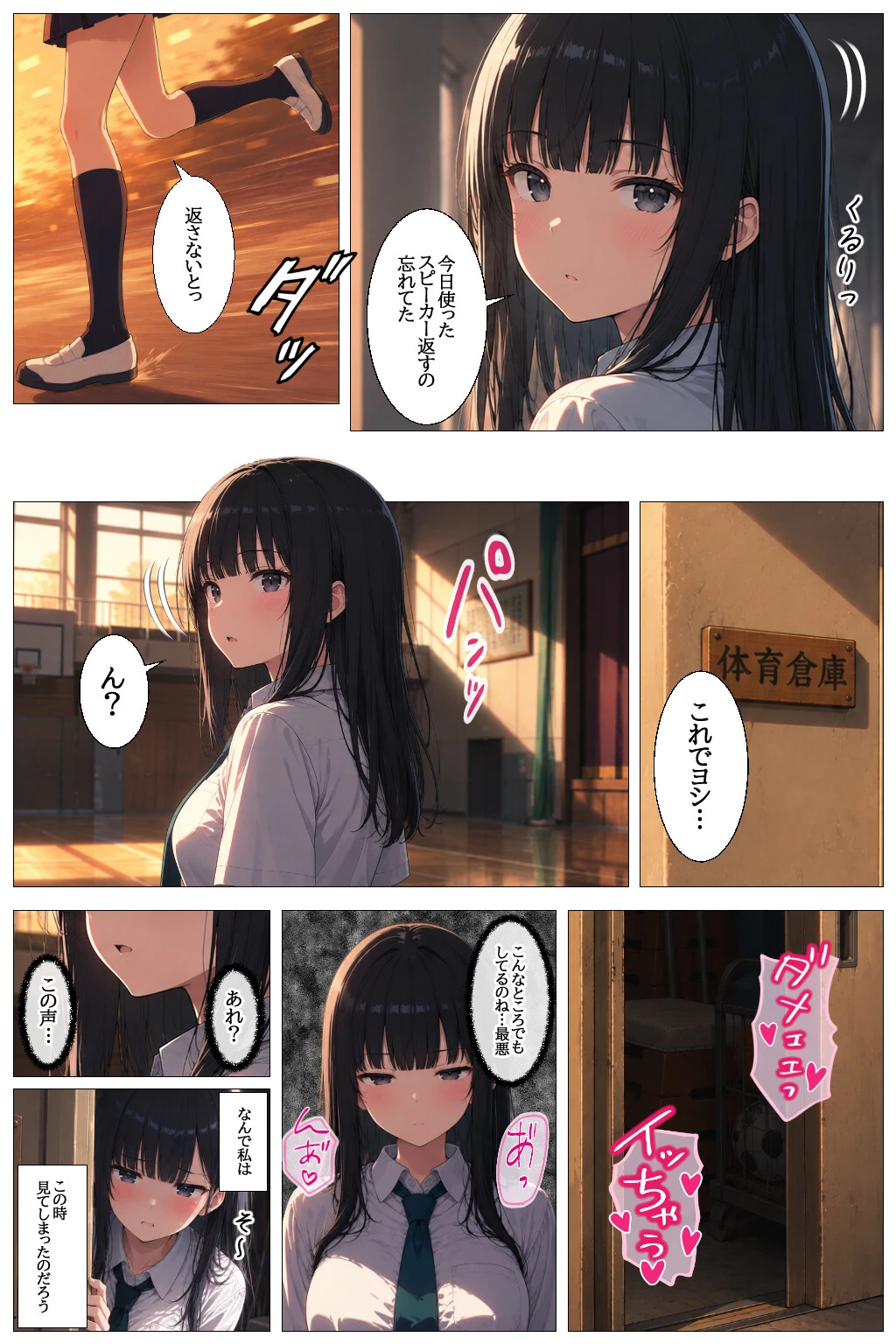 子作り必須の異常な学園で反対派だった女子がメス堕ちする話ページ6
