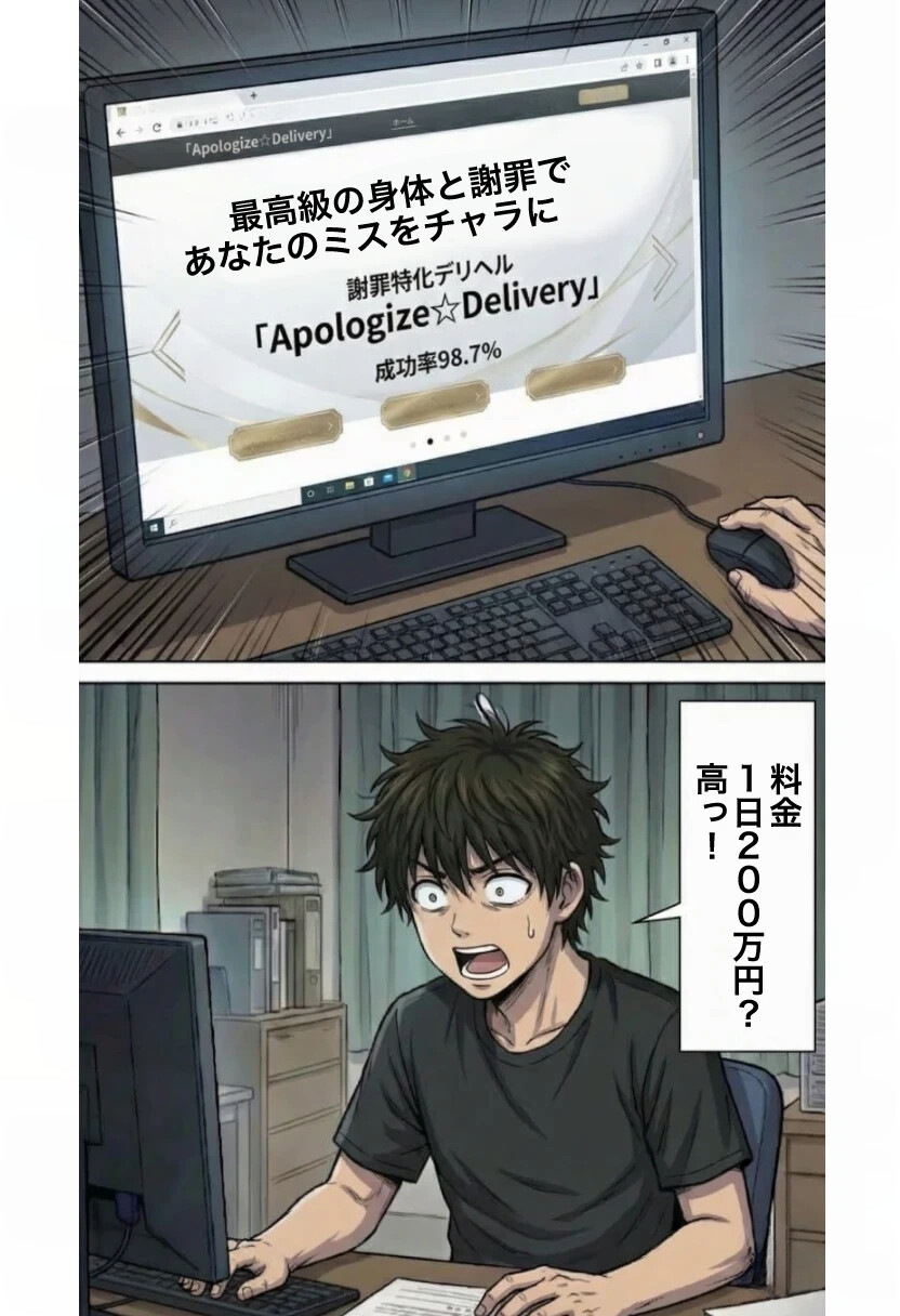 謝罪代行風俗店-あなたのミスを体で謝罪代行します-ページ5