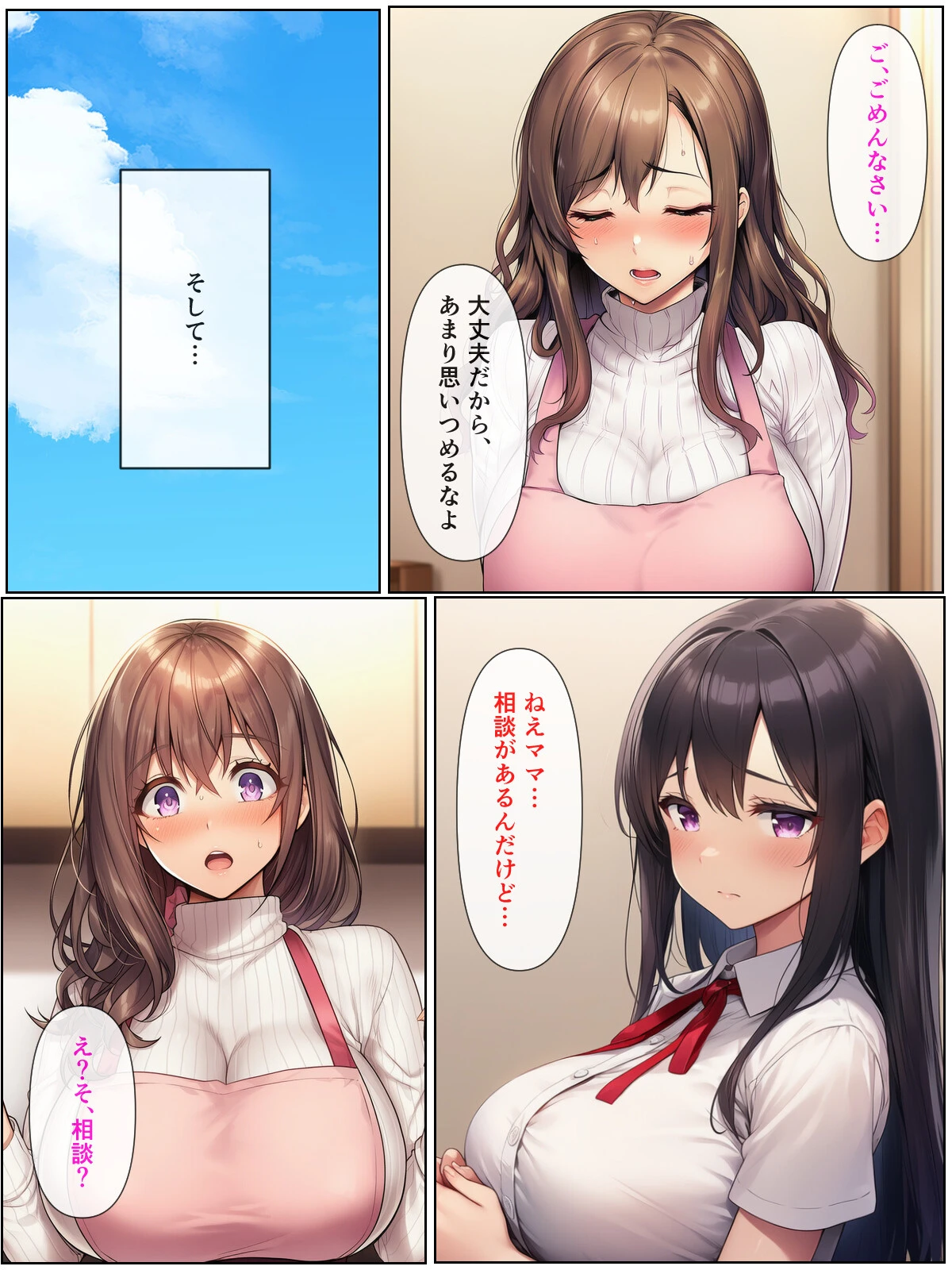 清楚系アラフォー人妻は欲求不満で娘の彼氏とらぶらぶえっちする話（5）（単話）ページ3