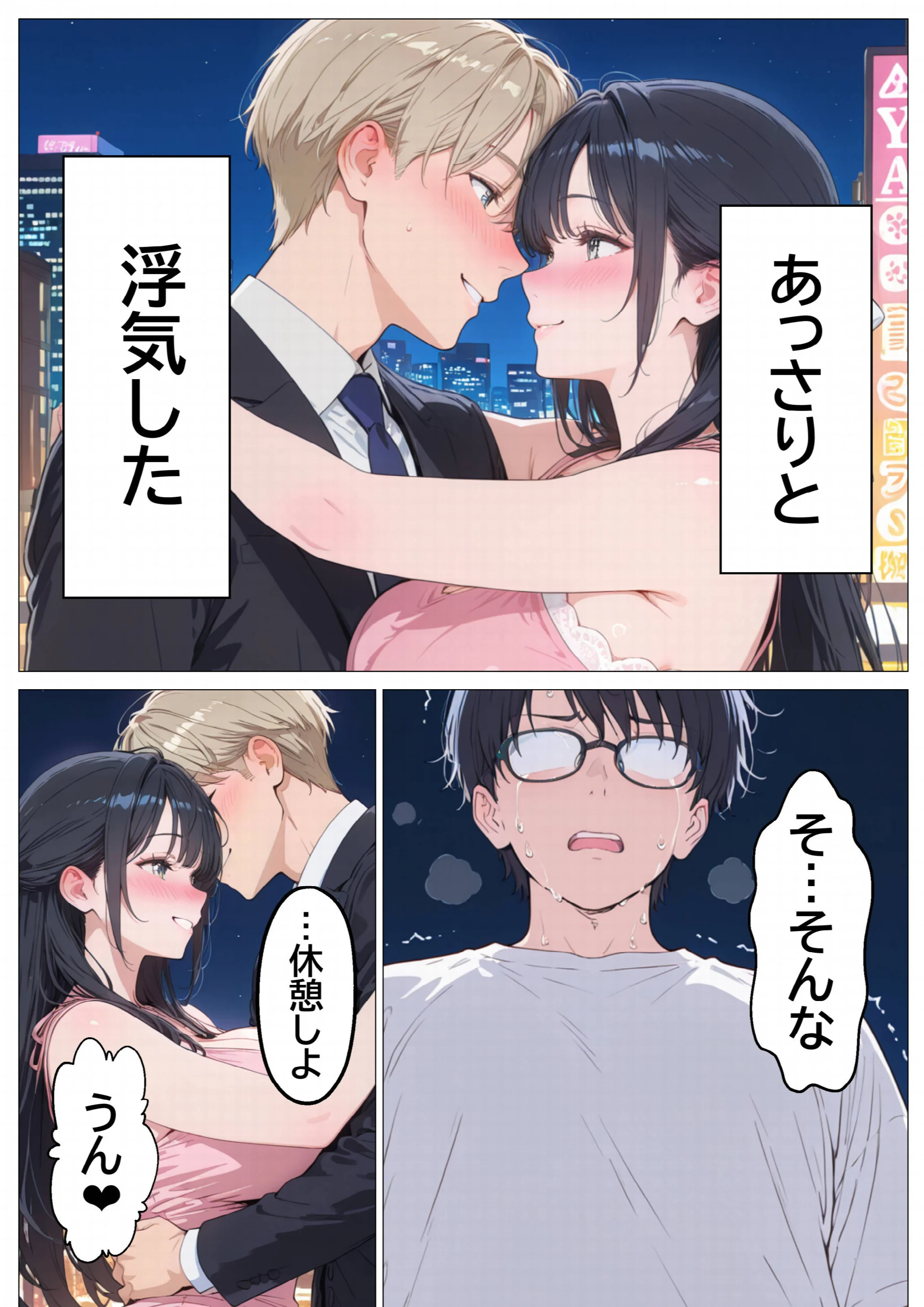 浮気されて精神崩壊した俺が女風No.1になって元カノを寝取り復讐セックスで快楽堕ちさせた話（1）（単話）ページ3