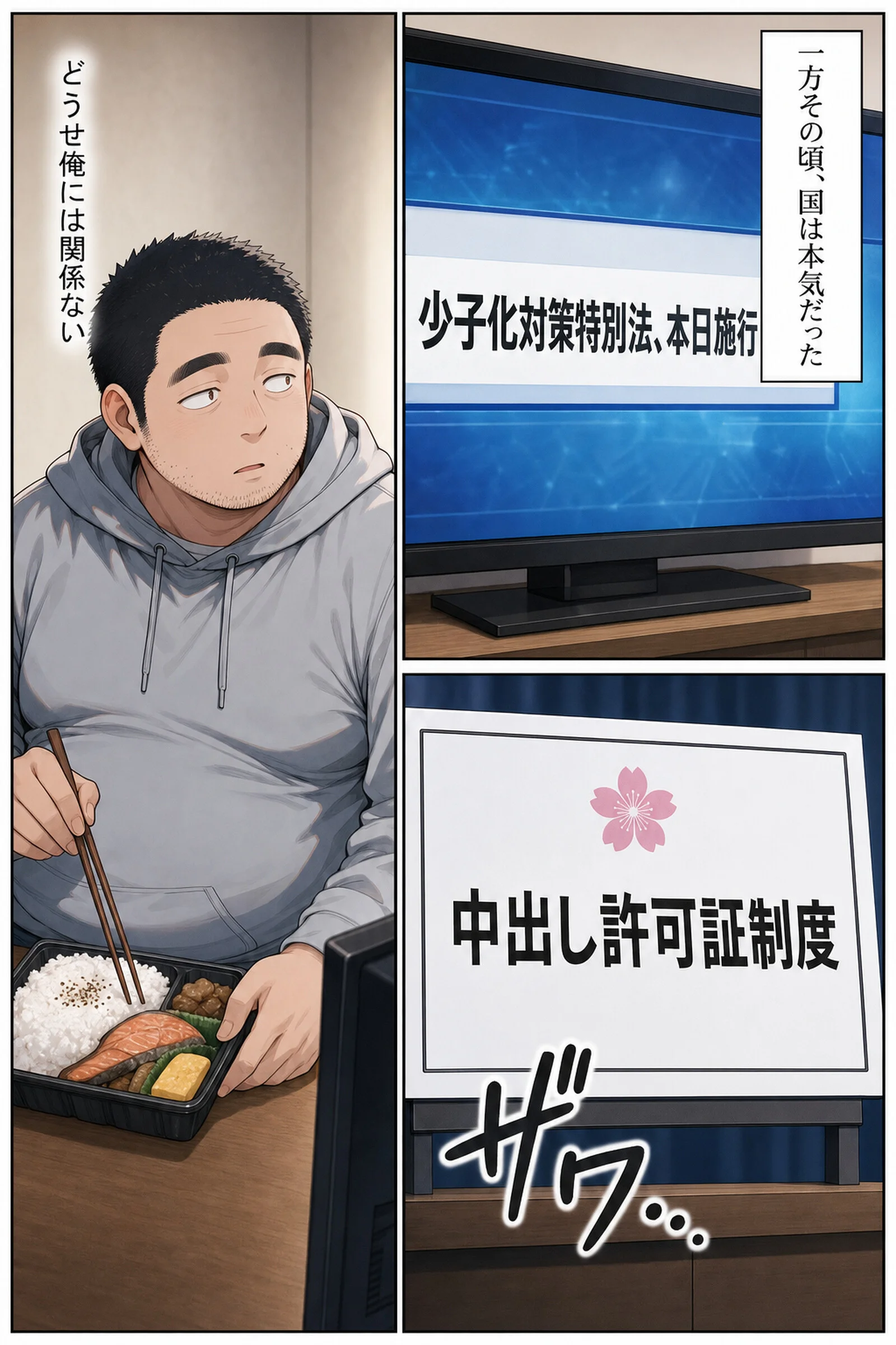 中出し許可証、交付されました（1）（単話）ページ3