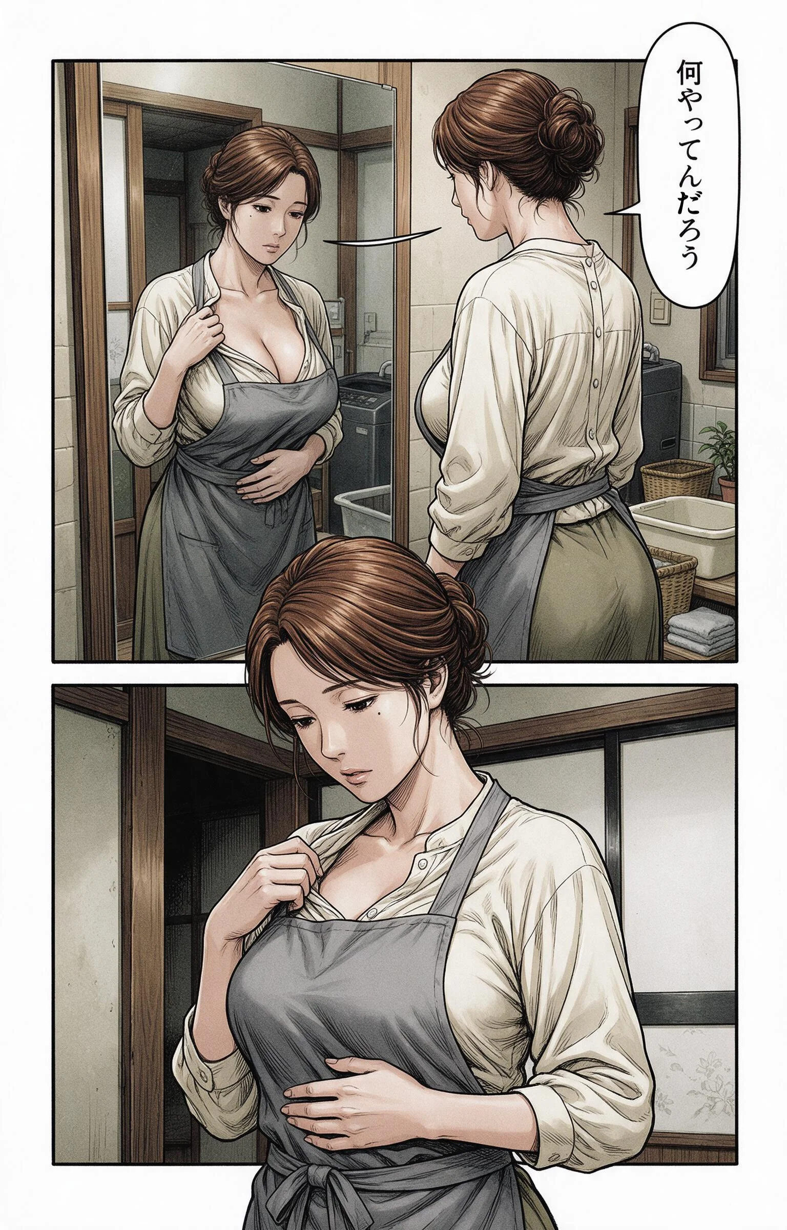 清楚だと思っていた爆乳恩師の奥さんに熱を出して看病されたら甘えたい盛りでベタベタだった話ページ8