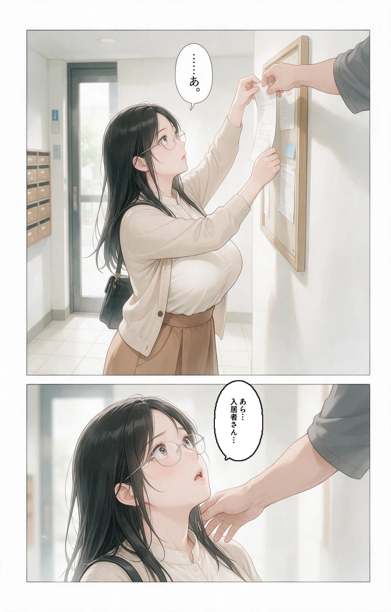 清楚だと思っていた巨乳人妻大家を土砂降りの雨宿りで匿ったら欲求不満でビッチビチだった話ページ5