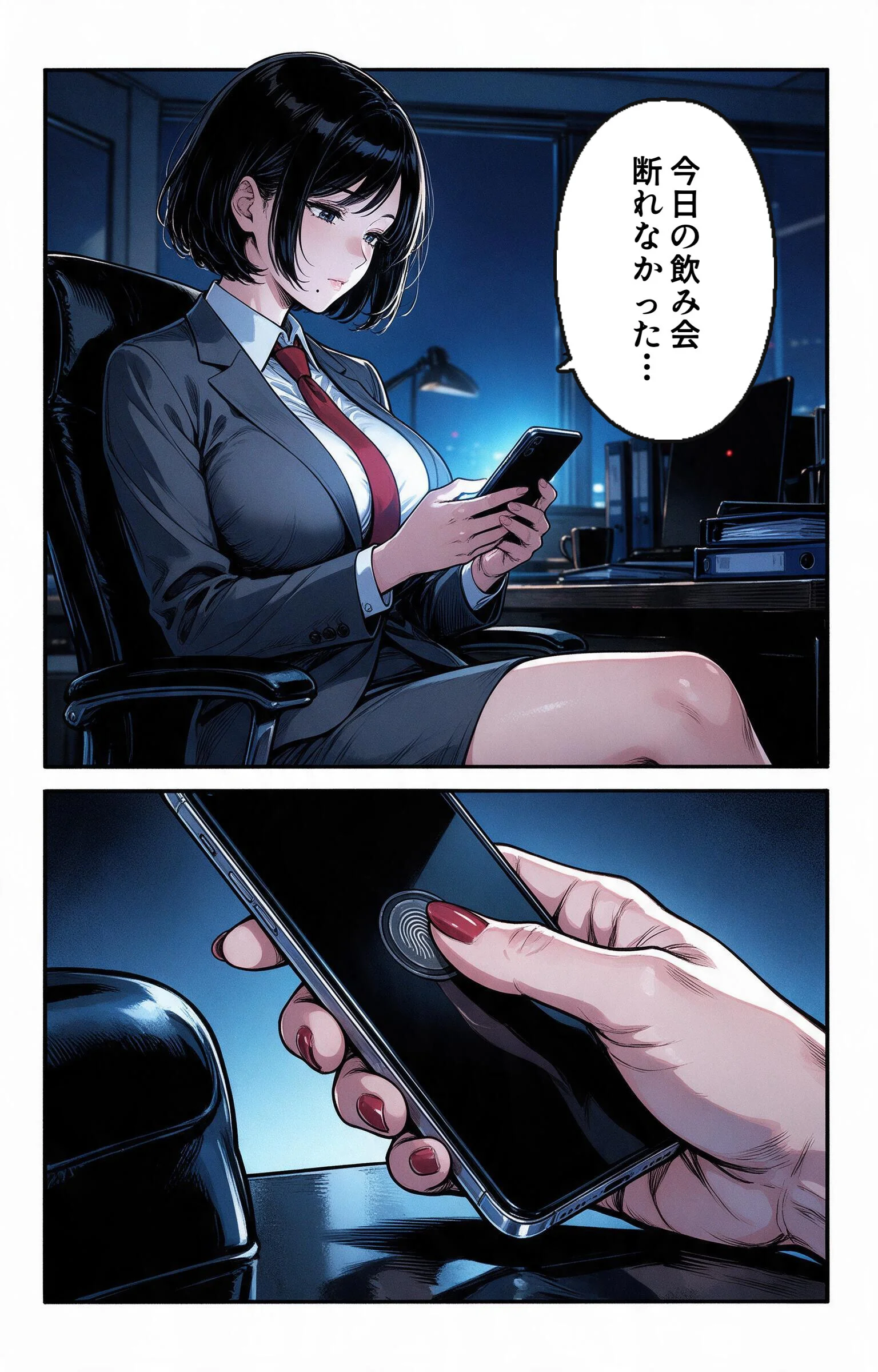 酔うと甘えてくる巨乳女上司を酔い潰れたので介抱したら我慢できずに求めてきた話ページ3