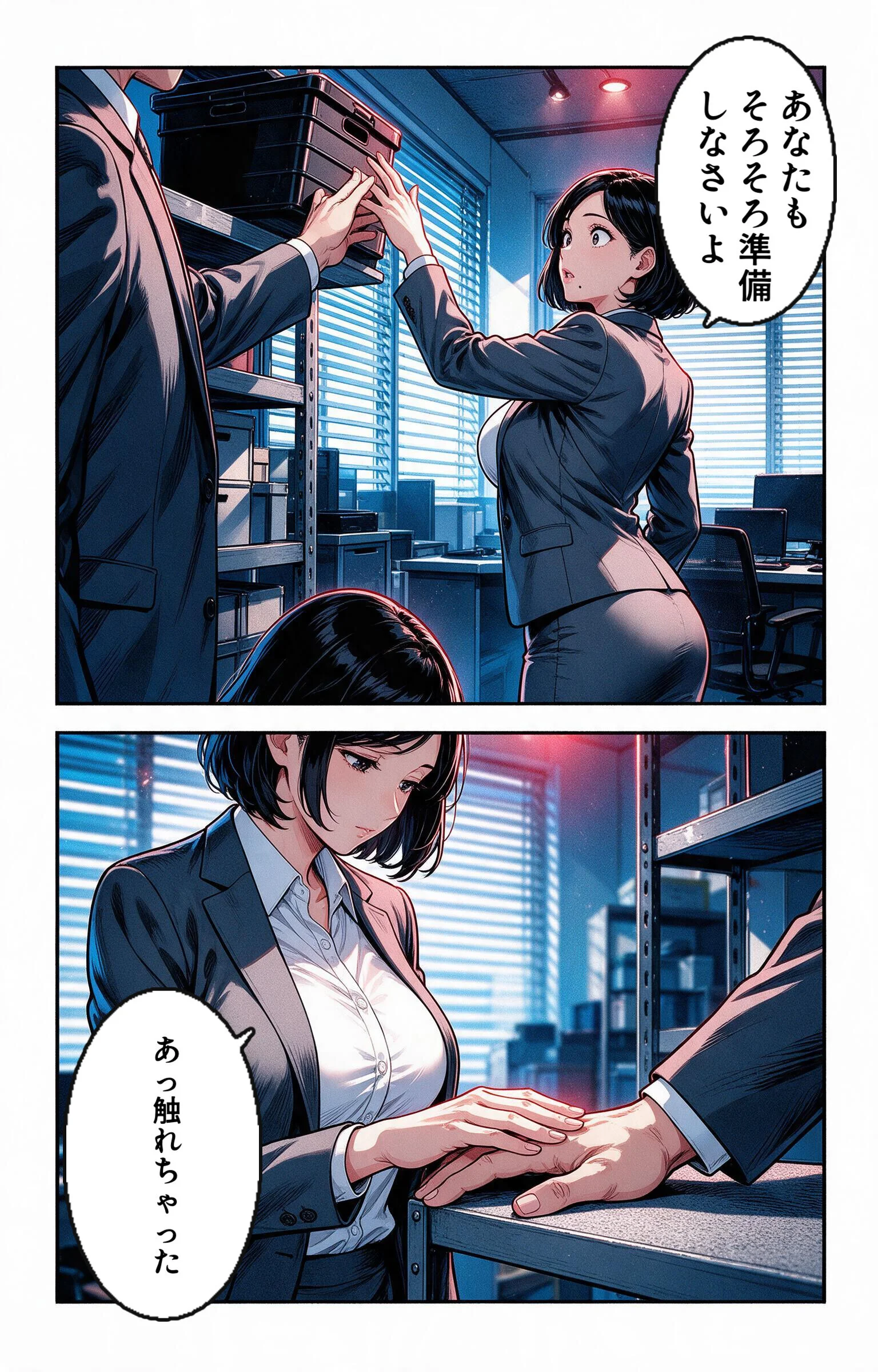 酔うと甘えてくる巨乳女上司を酔い潰れたので介抱したら我慢できずに求めてきた話ページ6