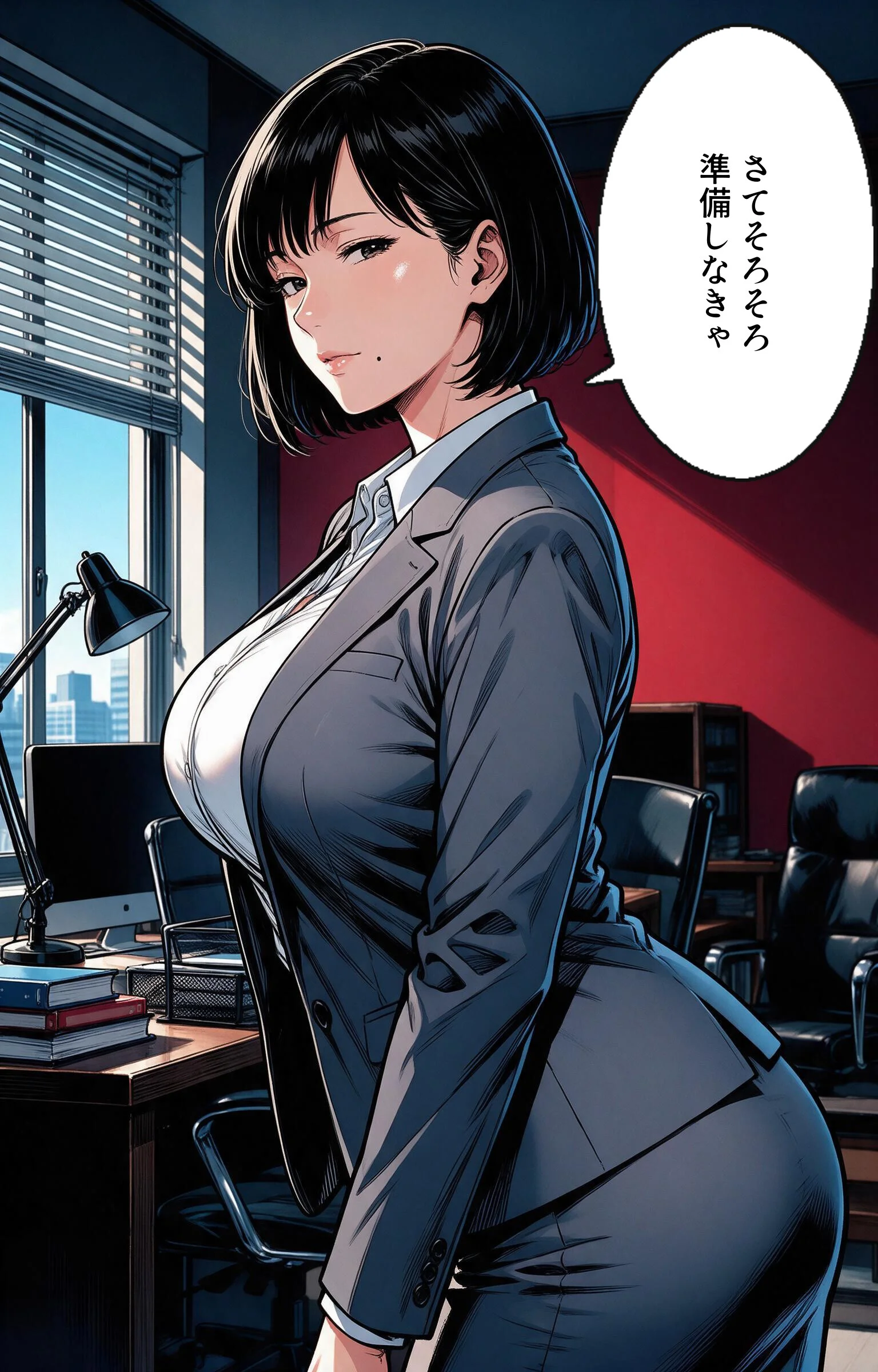 酔うと甘えてくる巨乳女上司を酔い潰れたので介抱したら我慢できずに求めてきた話ページ7