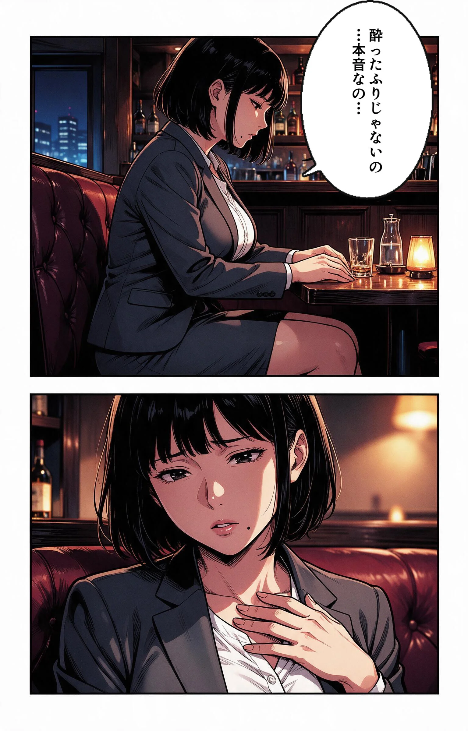 酔うと甘えてくる巨乳女上司を酔い潰れたので介抱したら我慢できずに求めてきた話ページ11