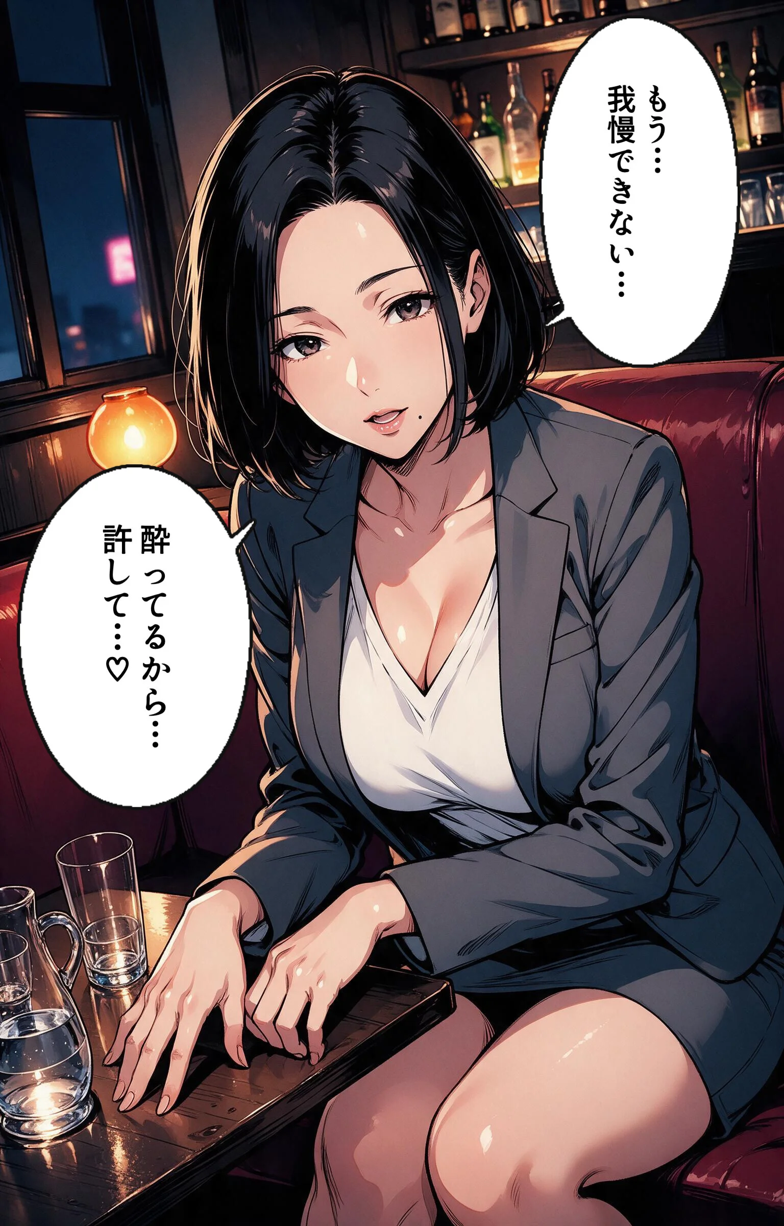酔うと甘えてくる巨乳女上司を酔い潰れたので介抱したら我慢できずに求めてきた話ページ12