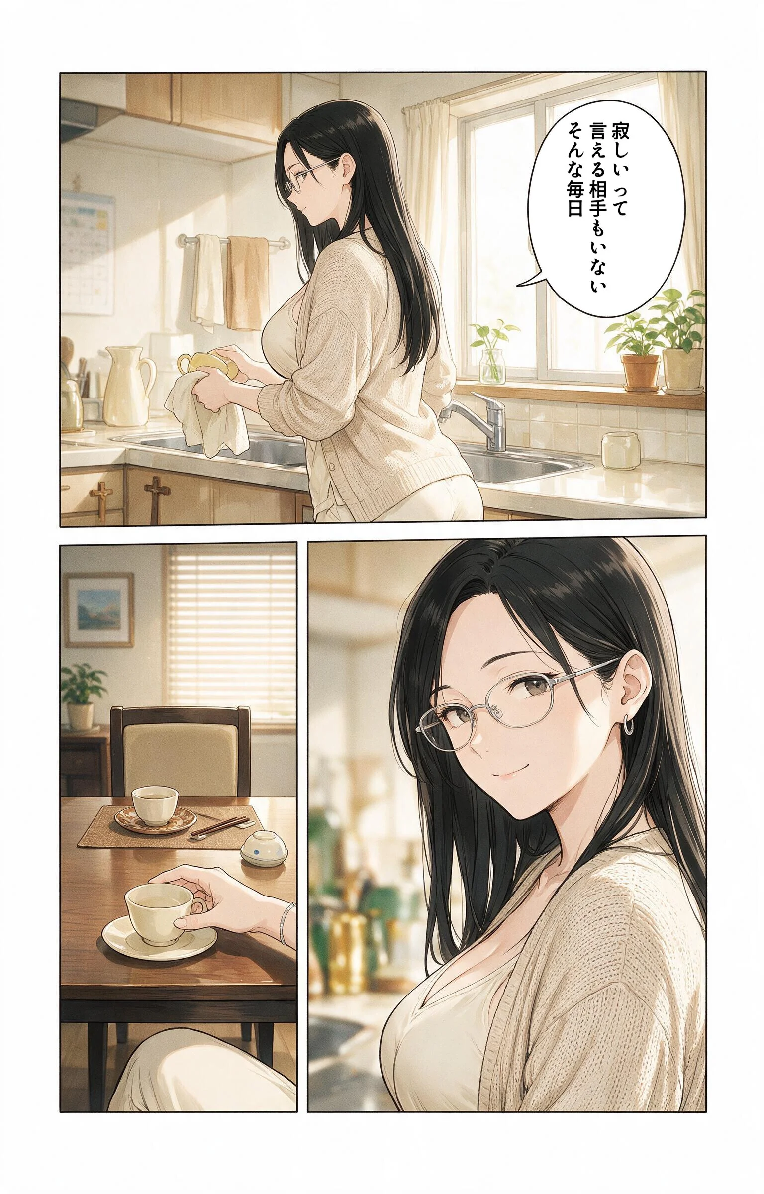 寂しがりな巨乳叔母さんと停電の暗闇で密着したら孕ませてって懇願された話ページ2
