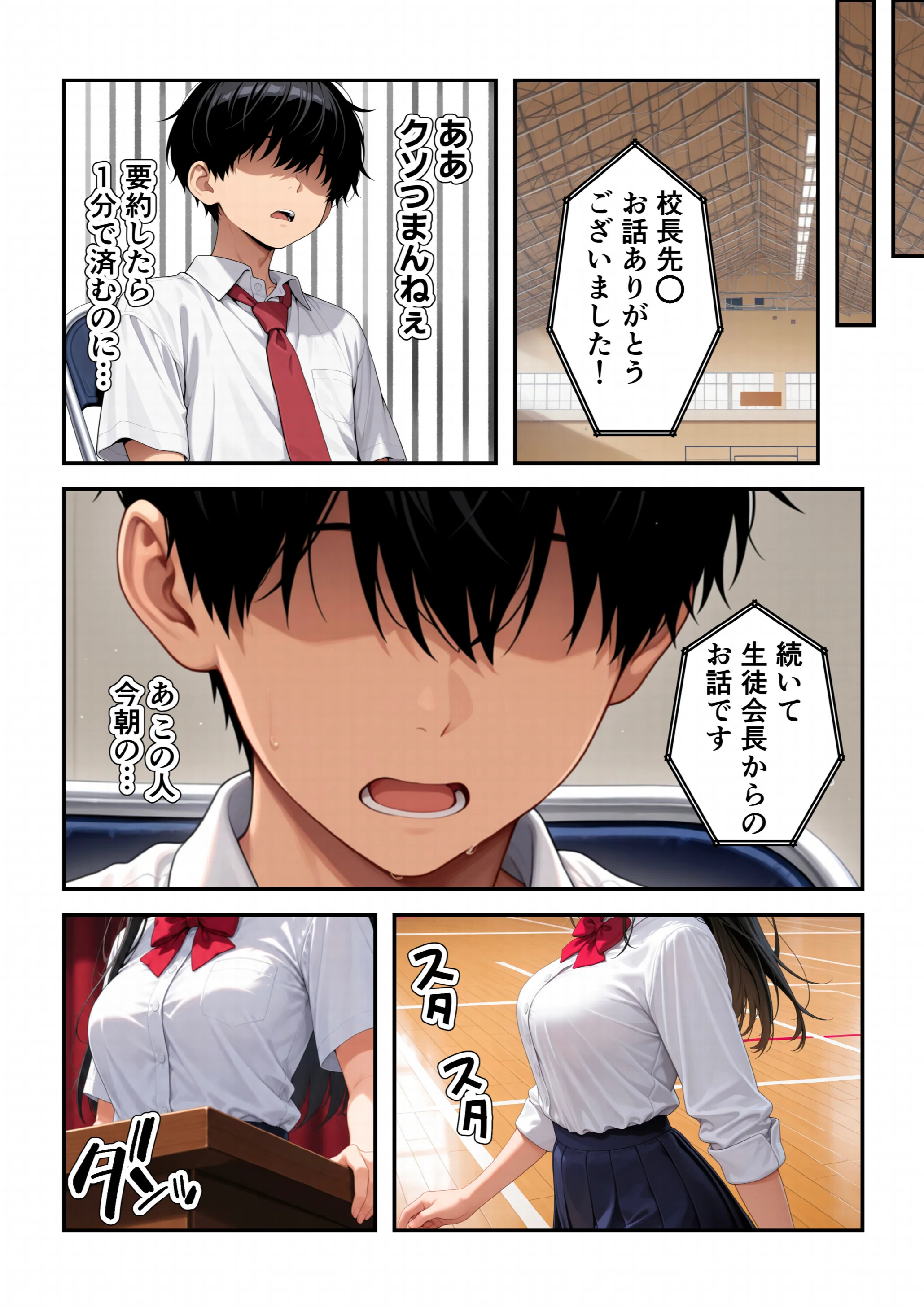 強気で嫌われ生徒会長は俺にだけあまあま_何度もイチャラブ生ハメセックス 白抜き修正版ページ7