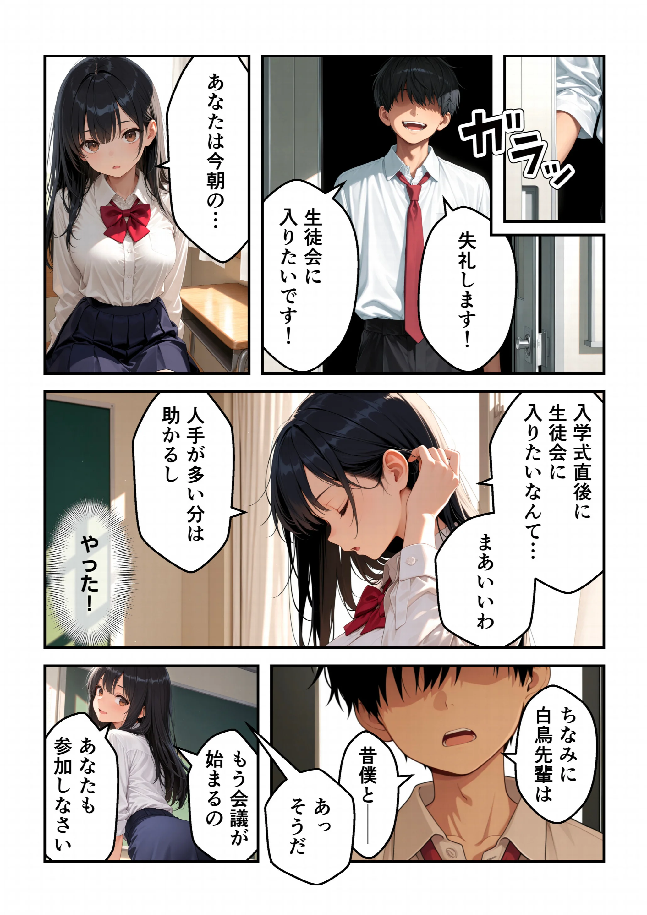 強気で嫌われ生徒会長は俺にだけあまあま_何度もイチャラブ生ハメセックス 白抜き修正版ページ10