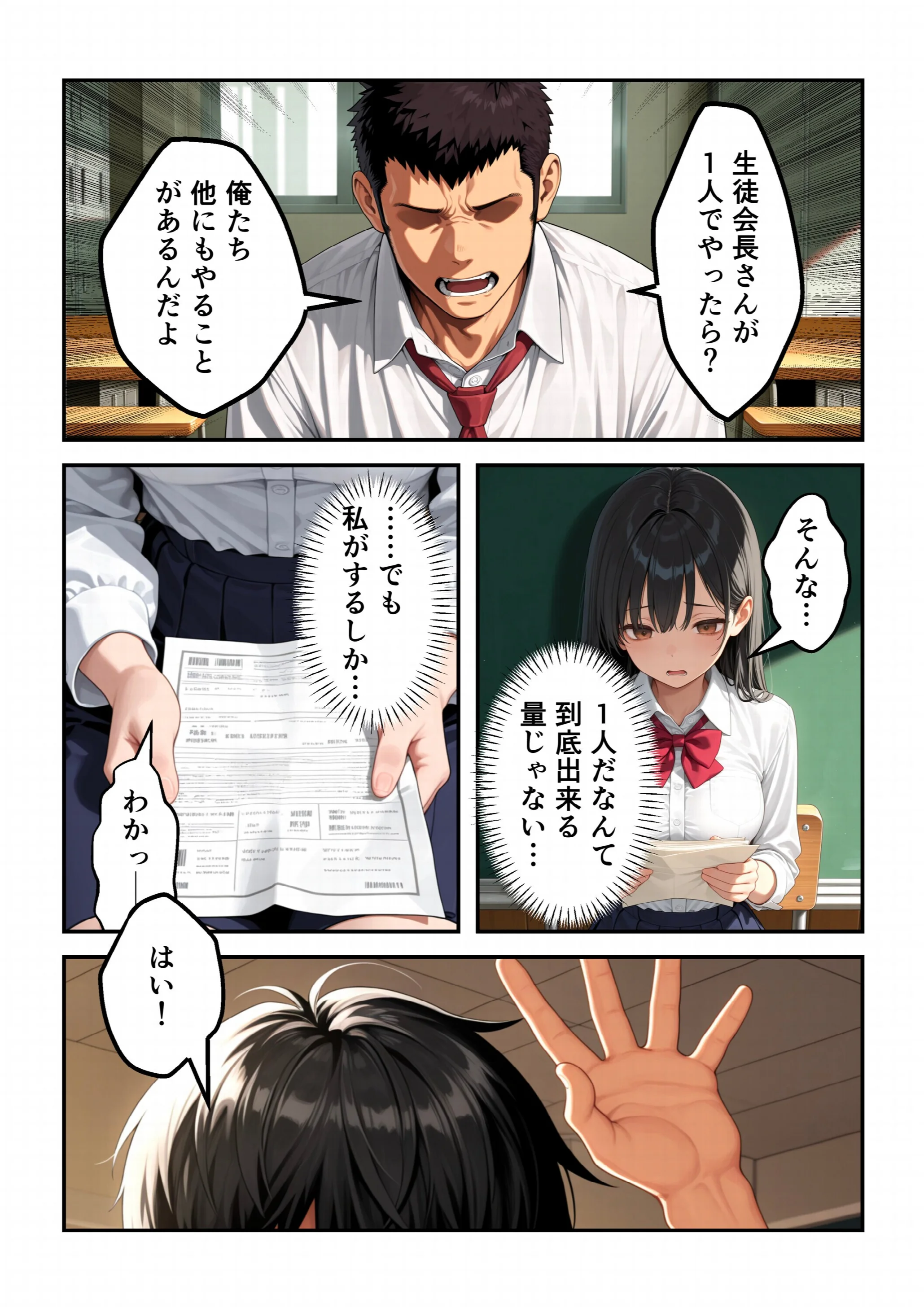 強気で嫌われ生徒会長は俺にだけあまあま_何度もイチャラブ生ハメセックス 白抜き修正版ページ12