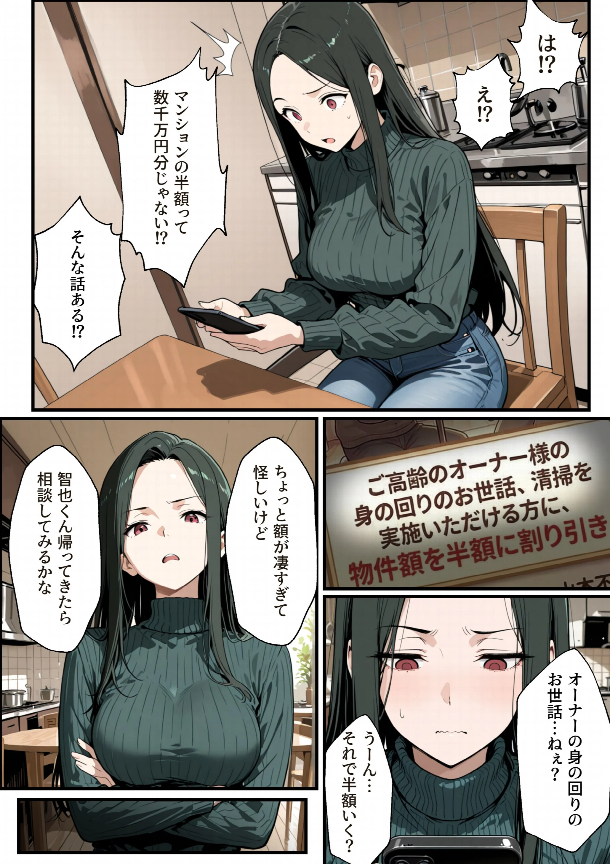 孕ませマンション ローン半額の条件に毎週オーナーの精液を注がれる若妻 白抜き修正版ページ3