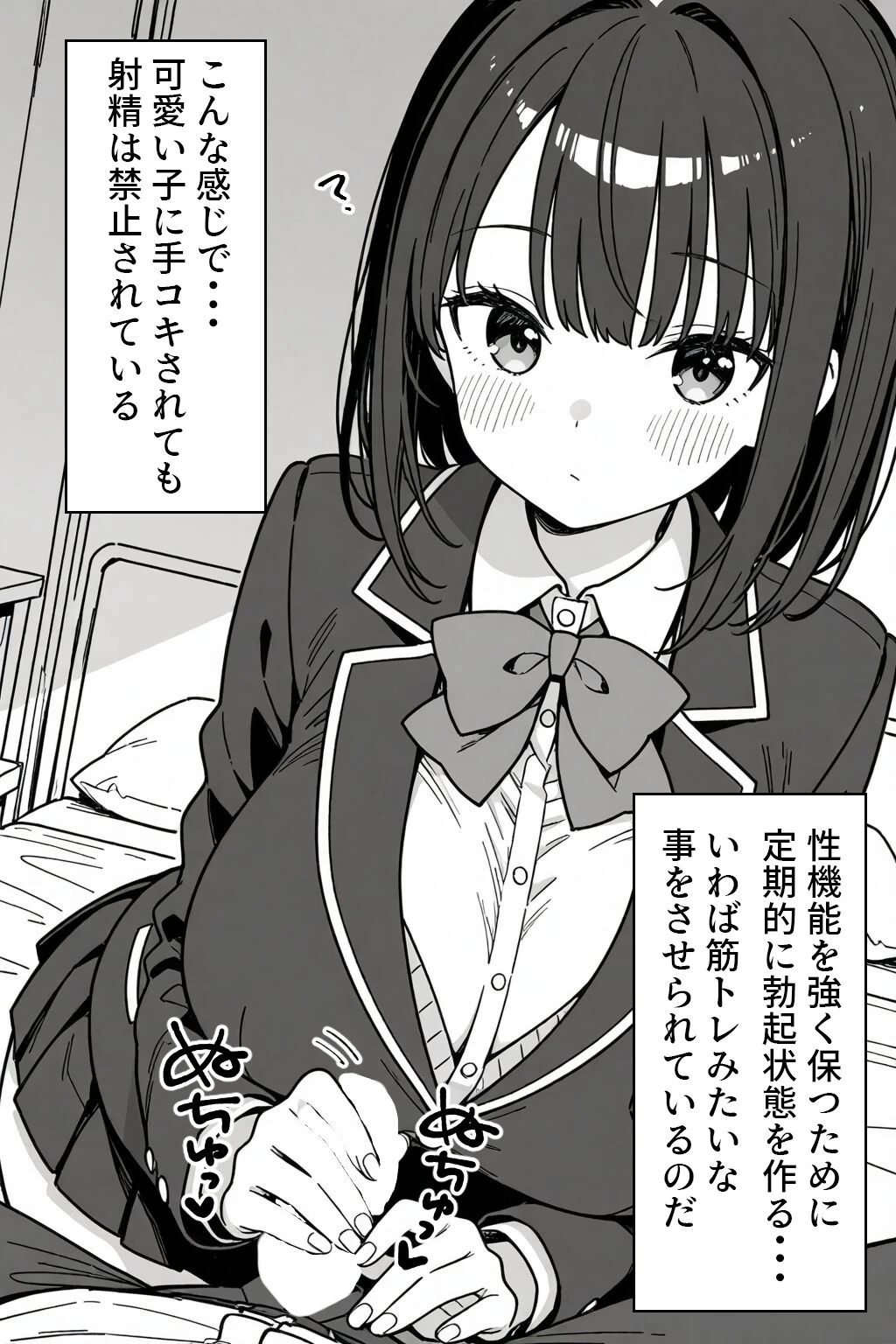 ハーレム学園生活で射精管理される日々〜この世界に男は俺一人!?〜ページ4