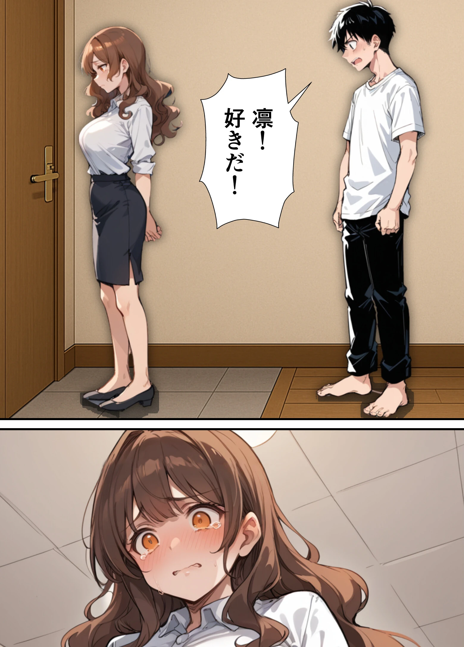 ずっとすれ違っていた幼馴染に告白してイチャラブ中出しエッチする話 白抜き修正版ページ13