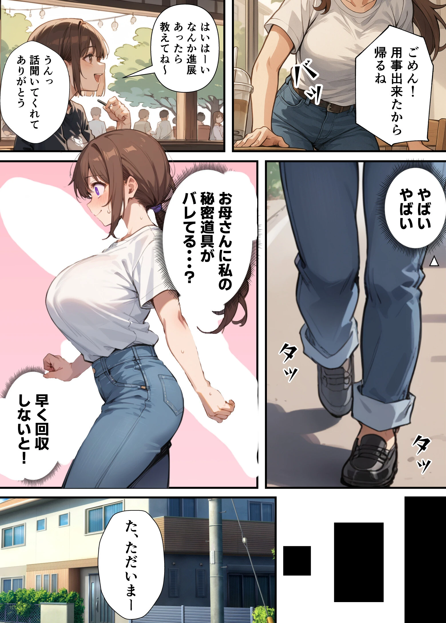 セックスレスに悩む若妻(30)12年ぶりに制服を着てイチャラブセックスする話 白抜き修正版ページ5