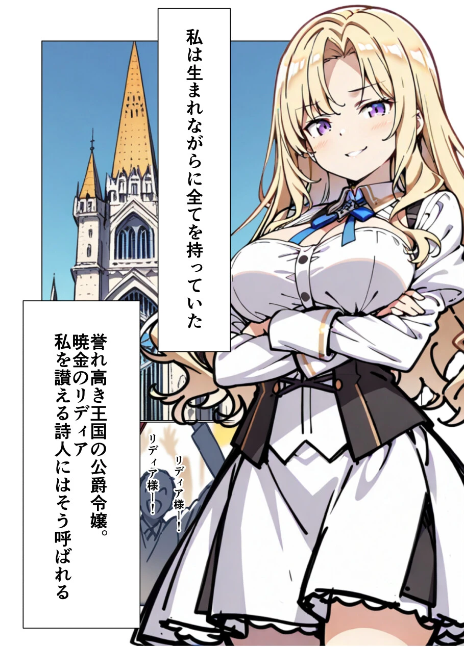 巨乳わがままお嬢様に僕が襲われる話 白抜き修正版
