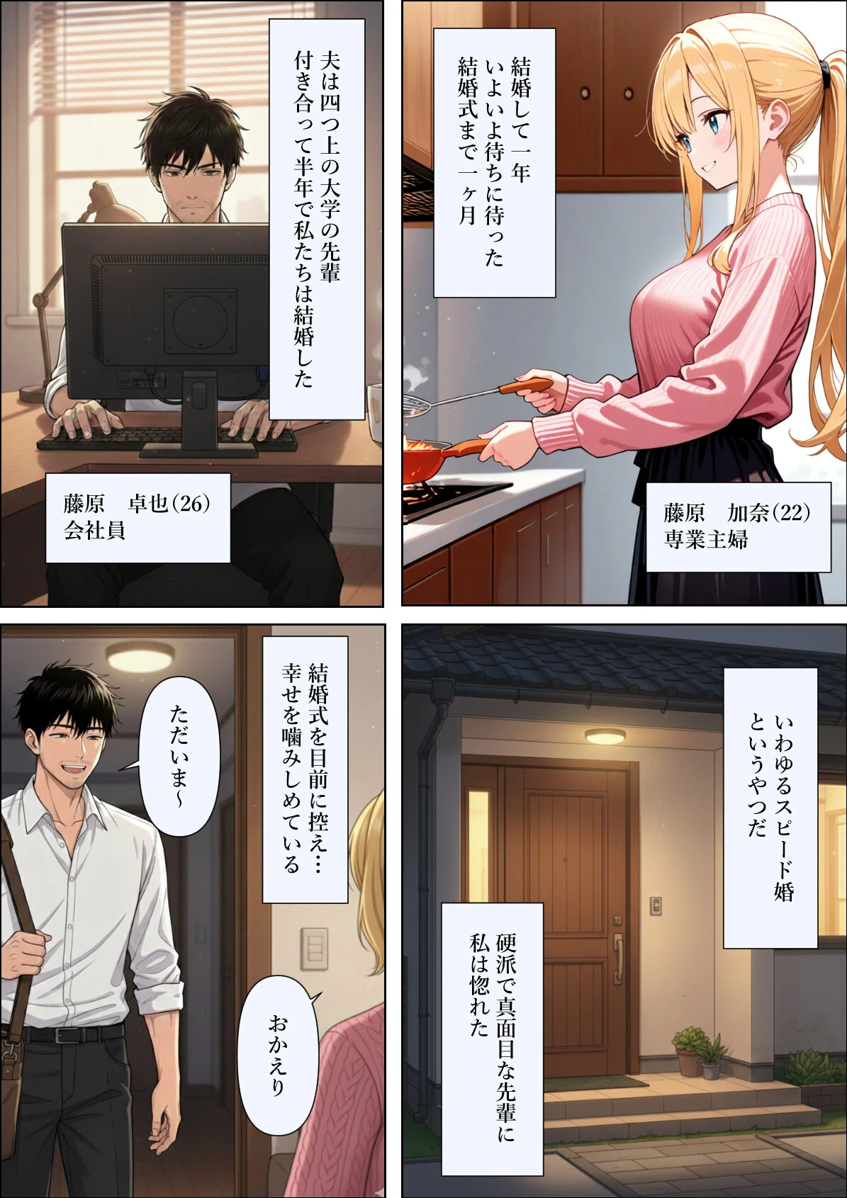 結婚式前夜に… 白抜き修正版