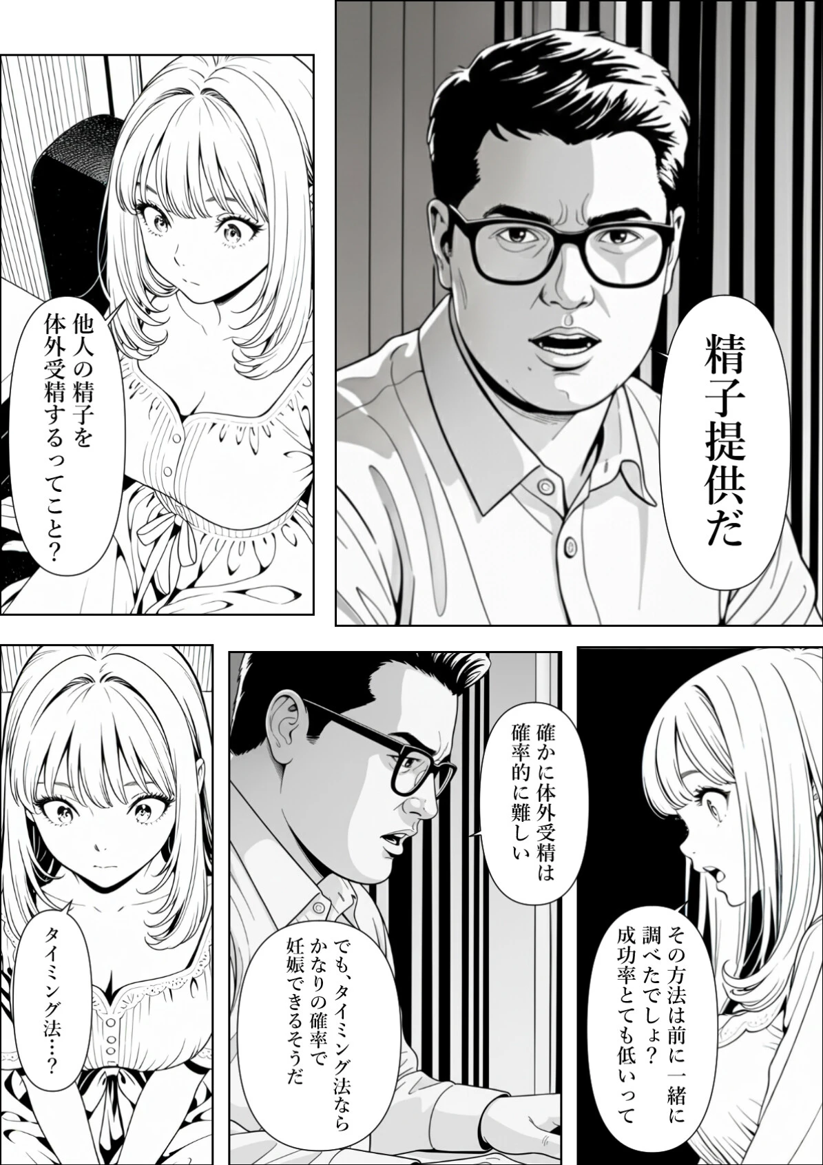 精子提供される妻 〜file 彩香〜 白抜き修正版ページ5