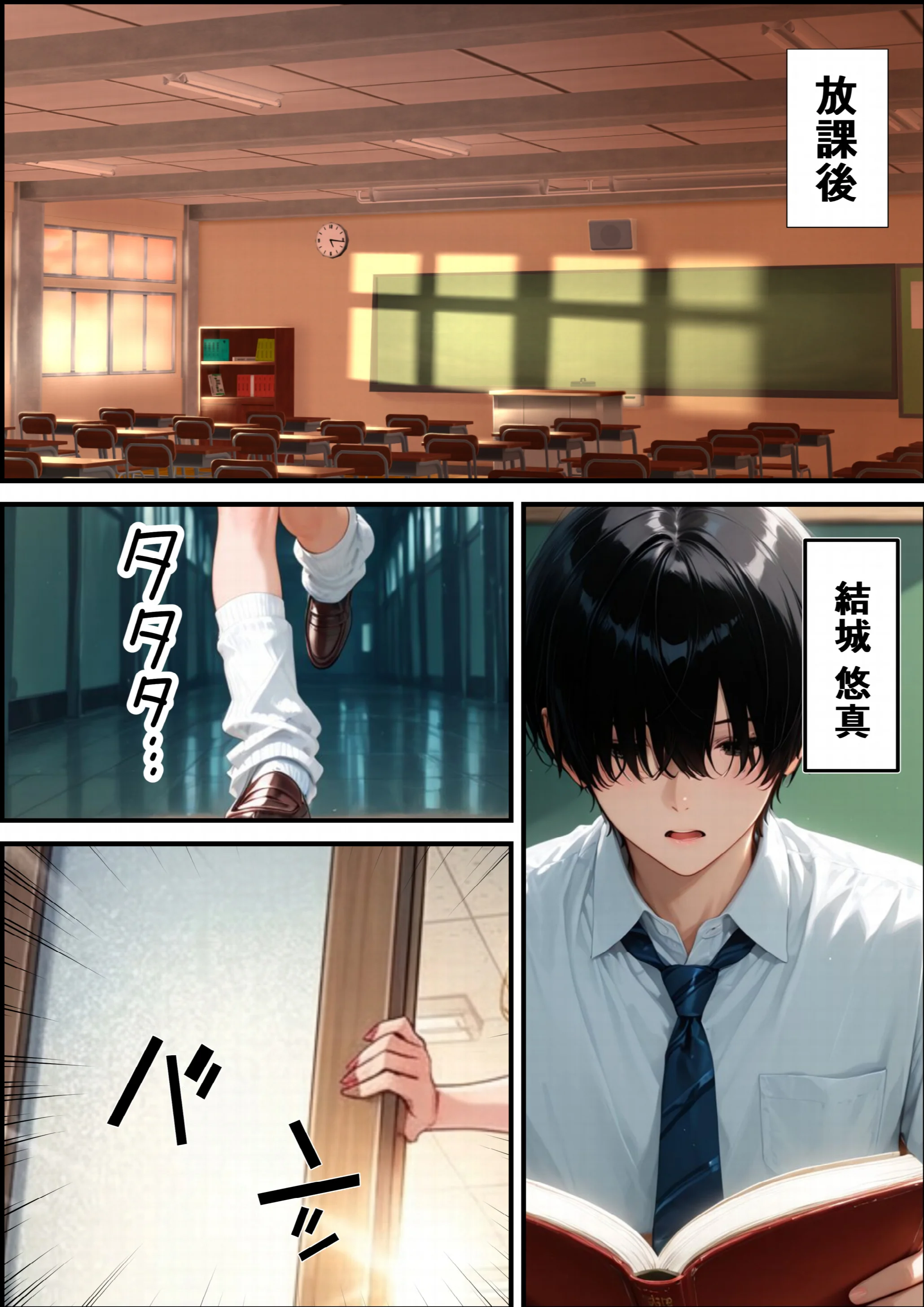 童貞の僕を男にしてくれたギャル委員長と放課後密着あまあま交尾をする話ページ2